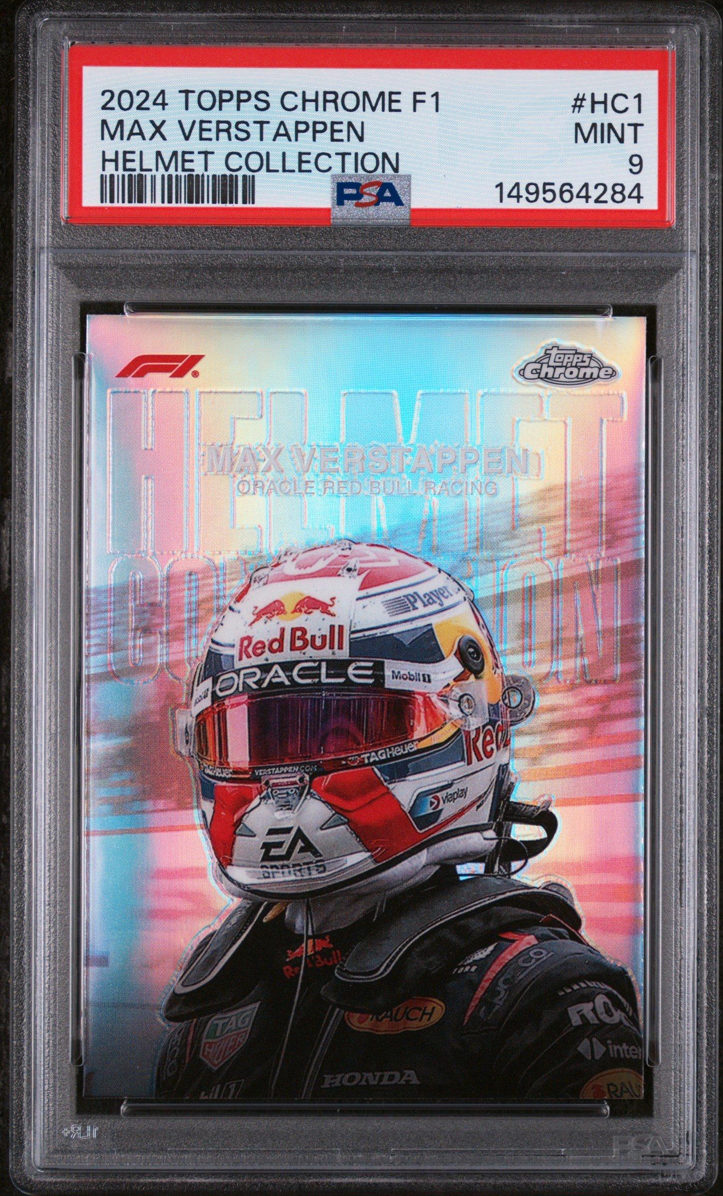 2024 Topps Chrome Formula 1 Helmet Collection Hc1 Max Verstappen
