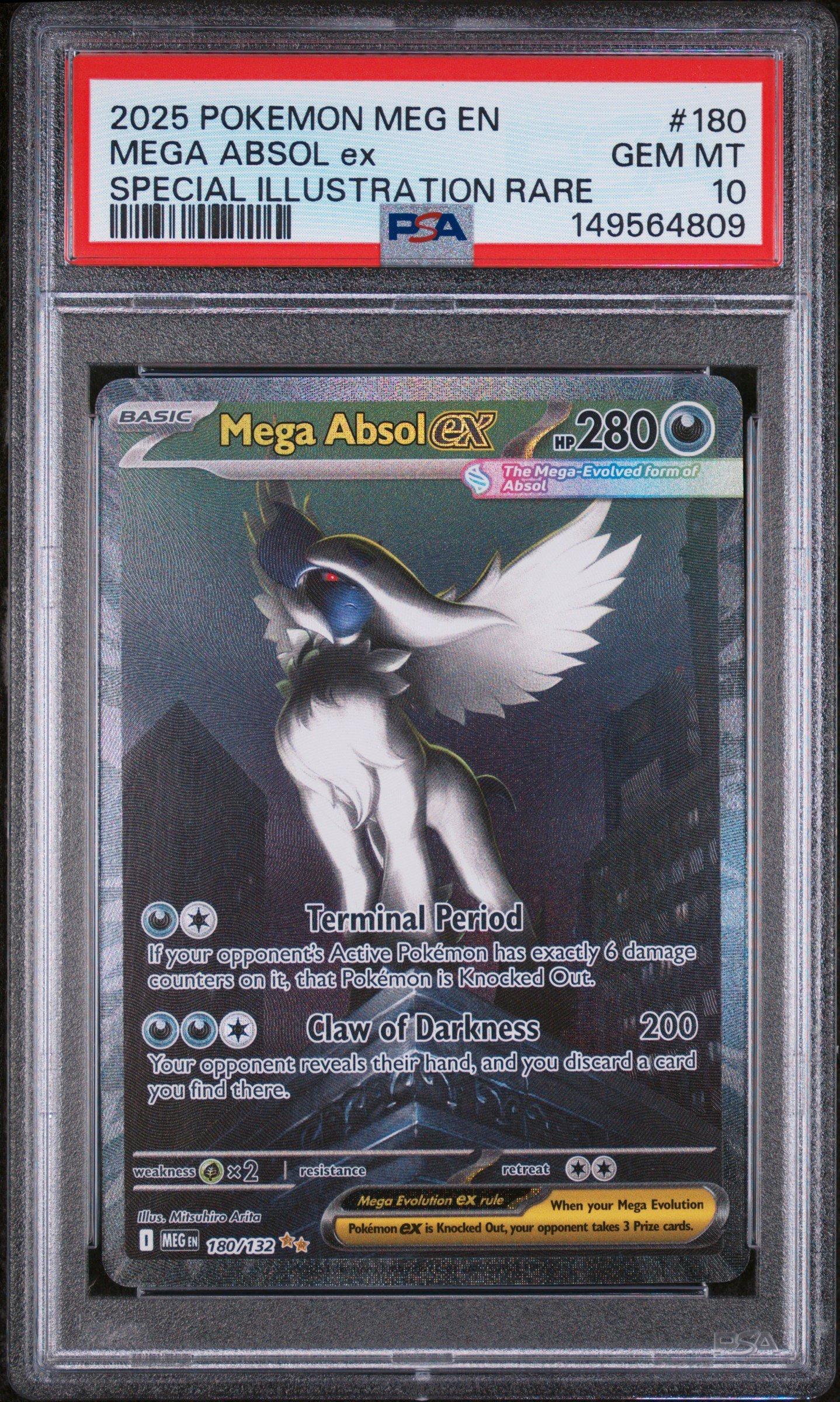 2025 Pokemon Meg En-mega Evolution 180 Mega Absol Ex Special