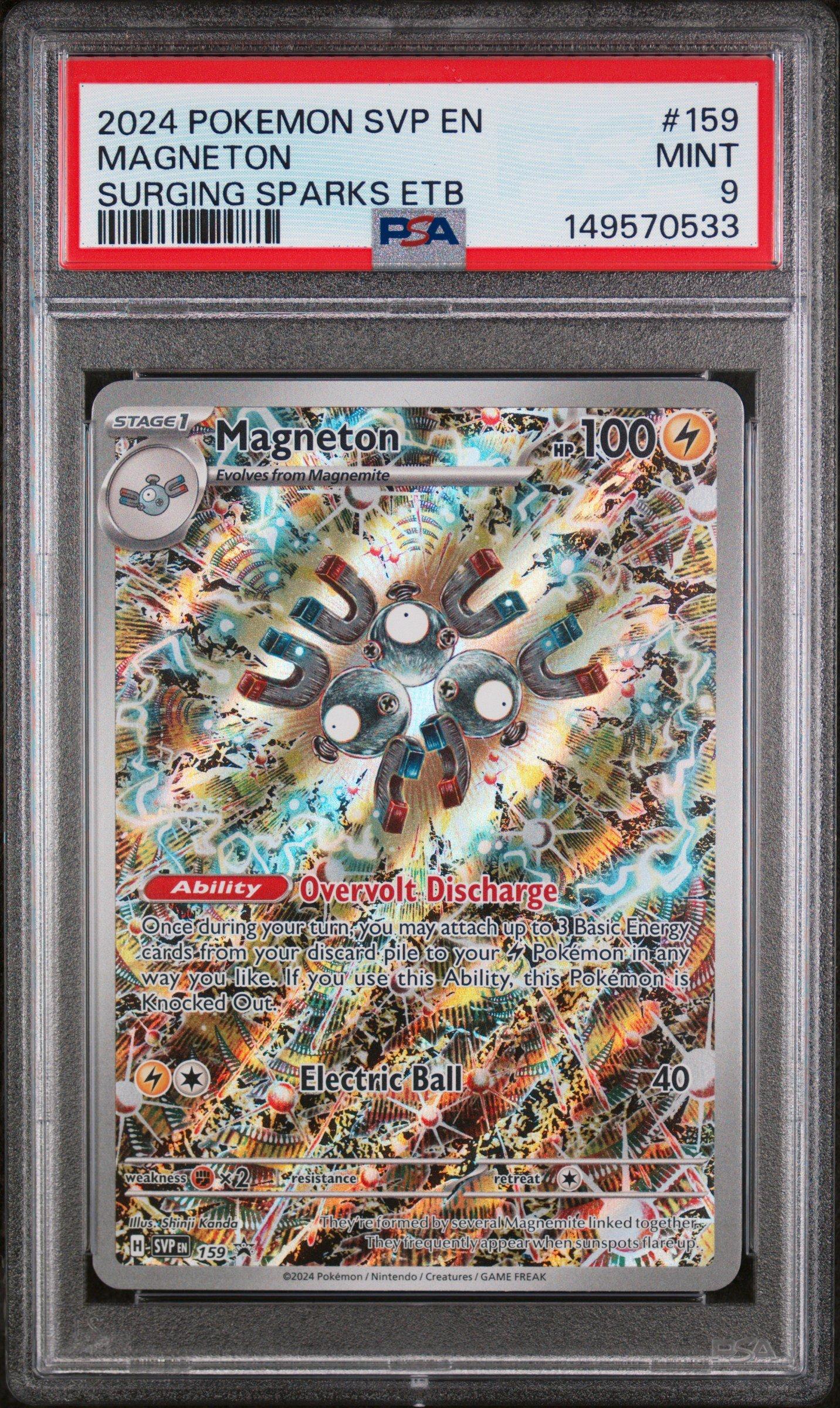 2024 Pokemon Svp En-sv Black Star Promo 159 Magneton Surging