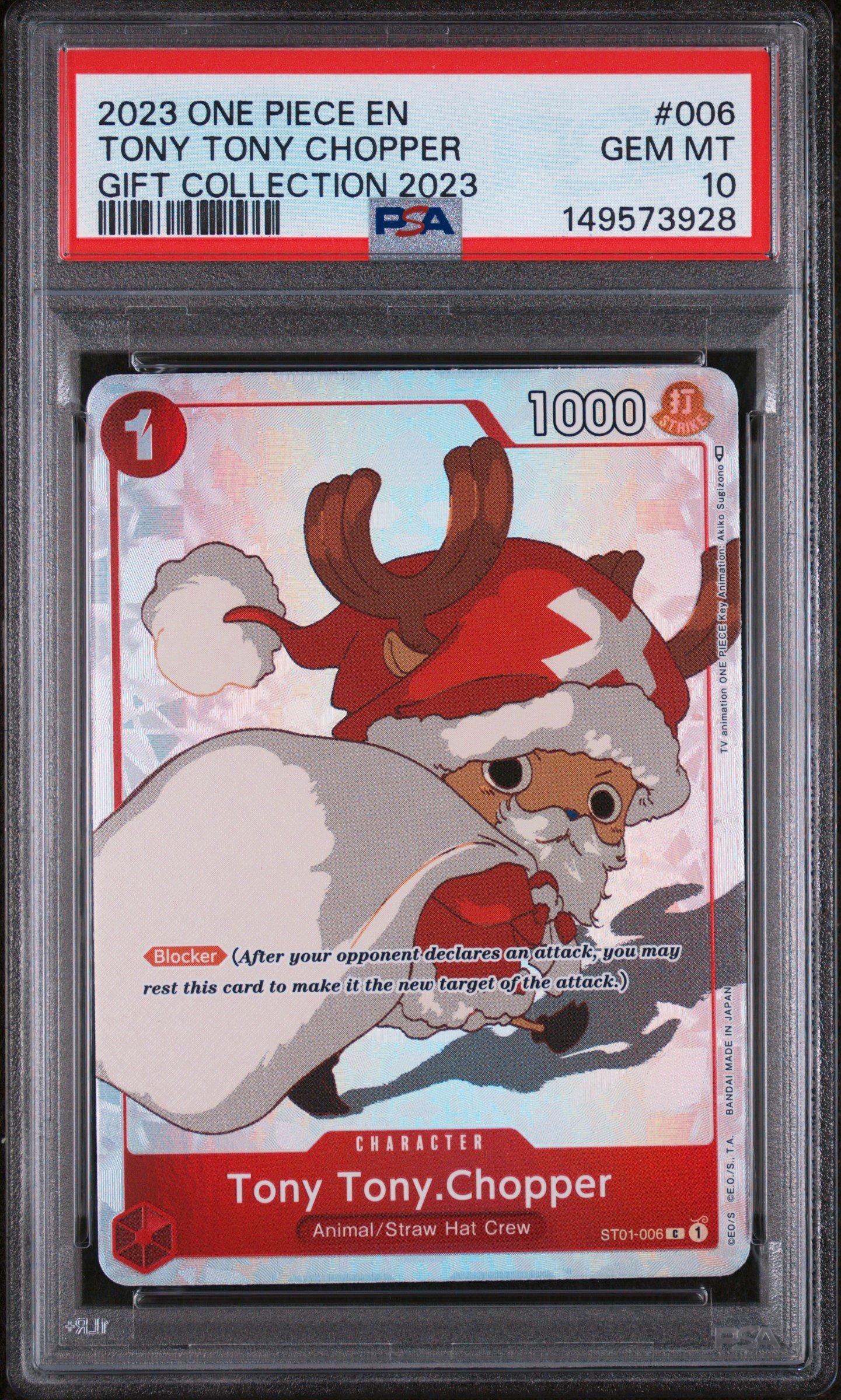 2023 One Piece Gift Collection 2023 006 Tony Tony Chopper PSA 10