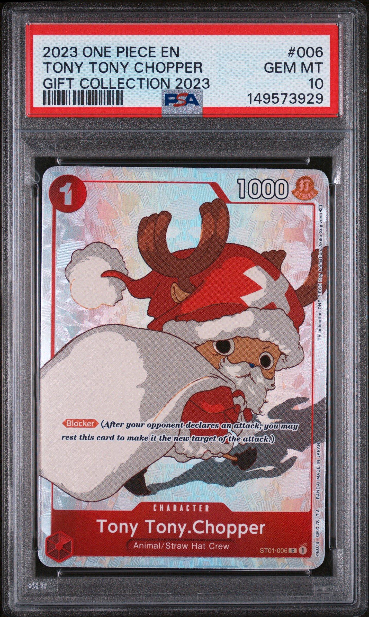 2023 One Piece Gift Collection 2023 006 Tony Tony Chopper PSA 10