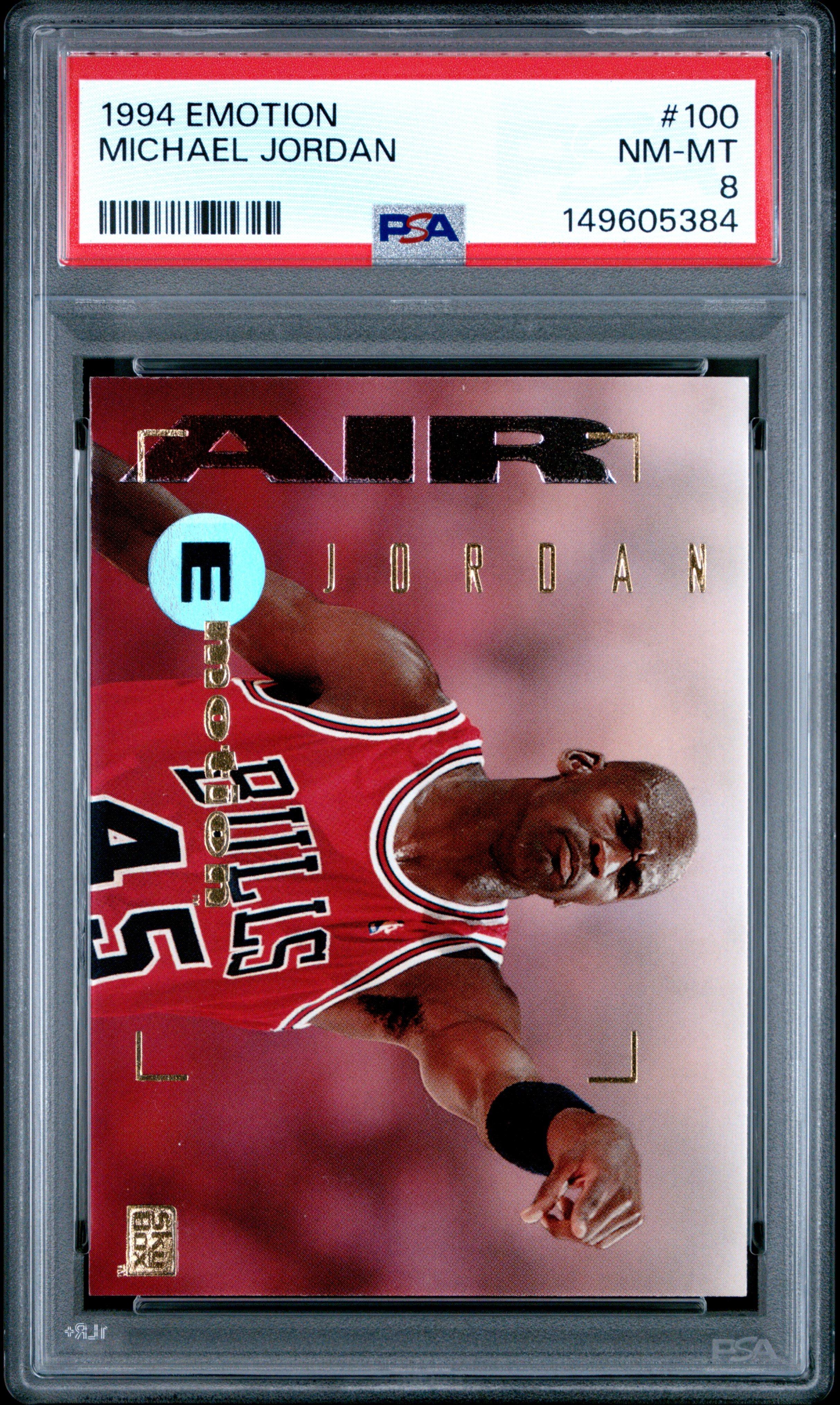 1994 E-motion 100 Michael Jordan PSA 8 Graded Card | GameStop