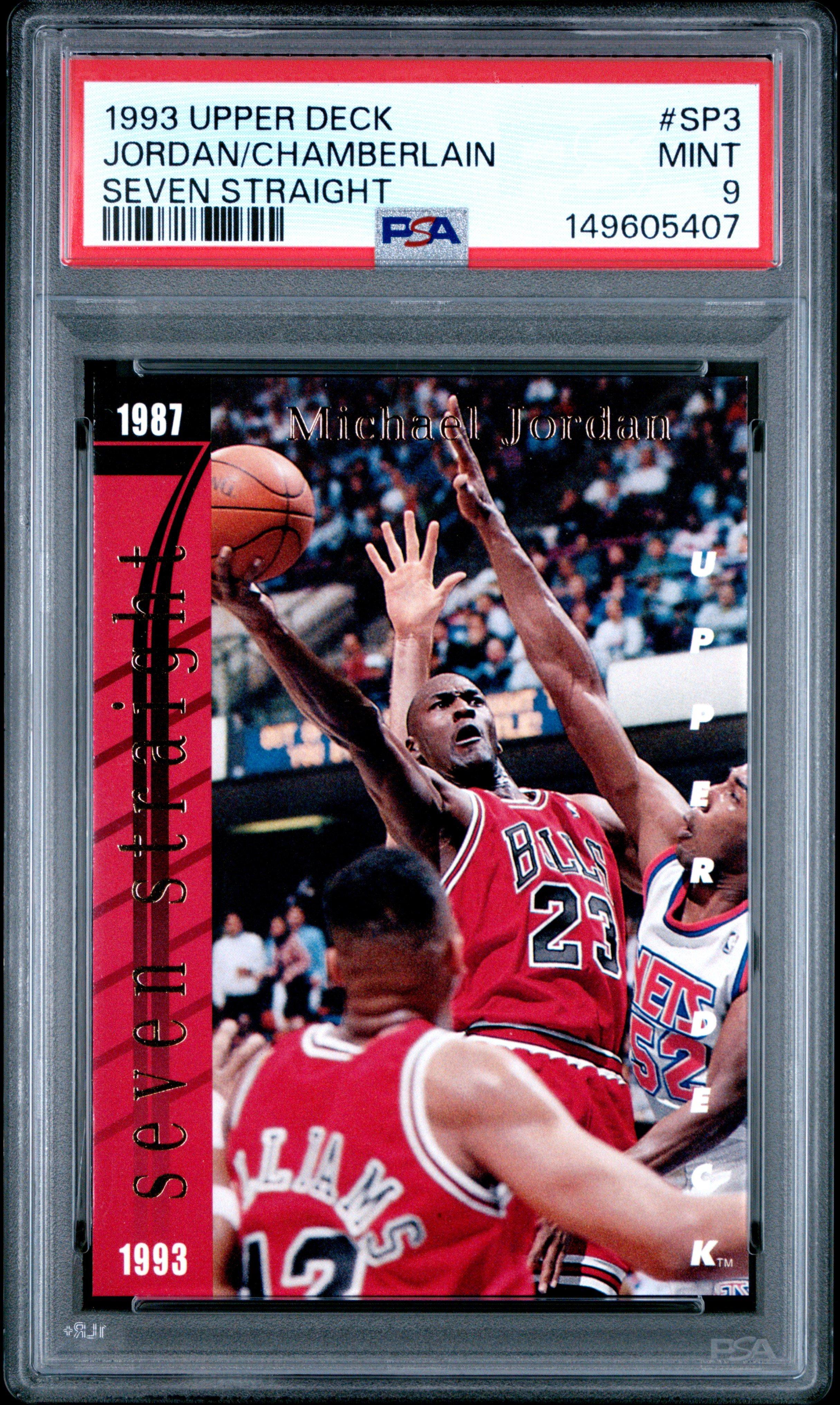 1993 Upper Deck Sp3 Michael Jordan/wilt Chamberlain Seven Straight