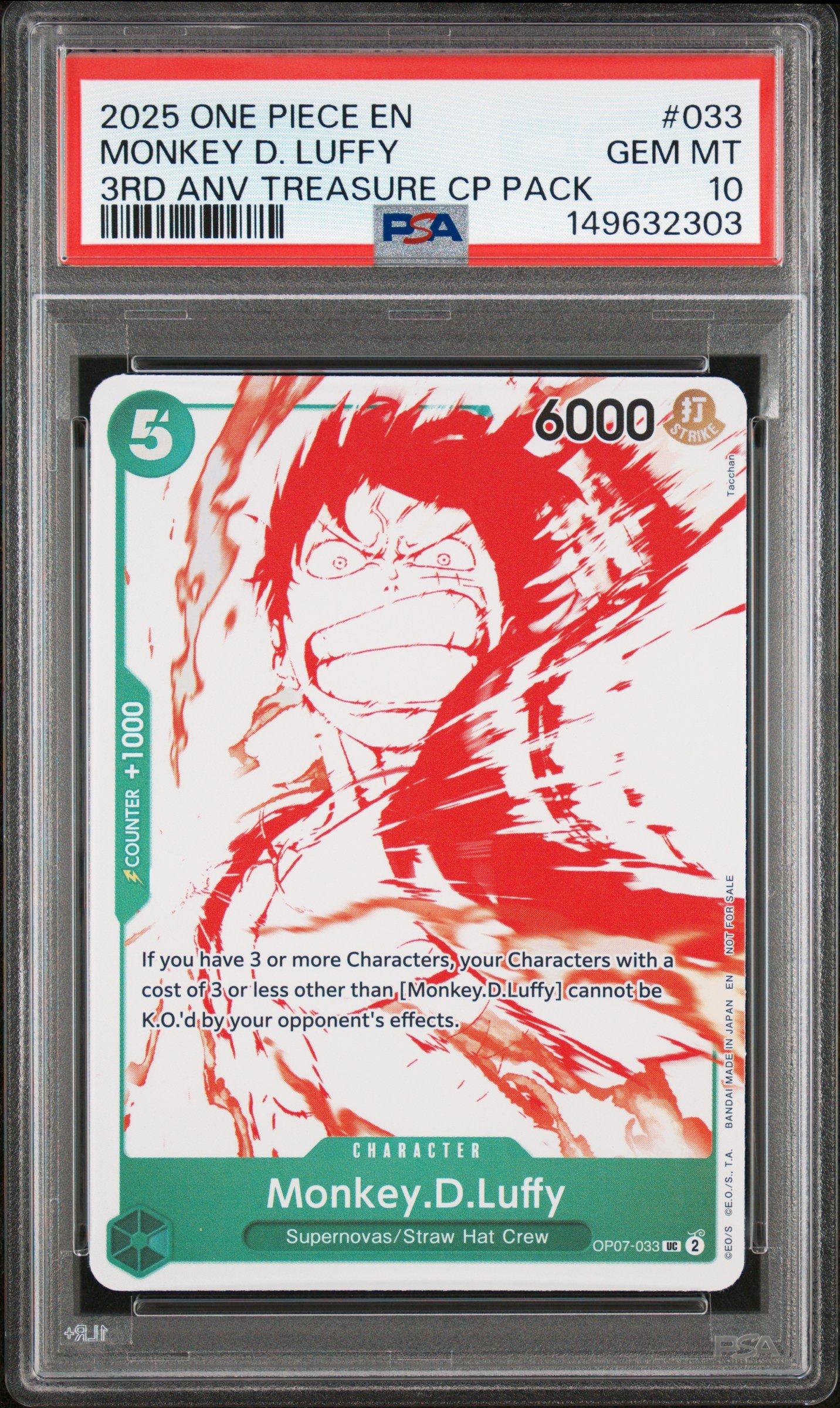2025 One Piece 3rd Anniversary! One Piece Card Treasure Campaign