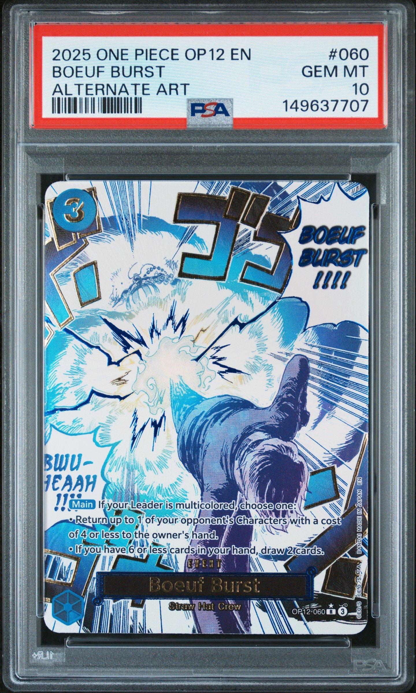 2025 One Piece Op12-legacy Of The Master 060 Boeuf Burst Alternate