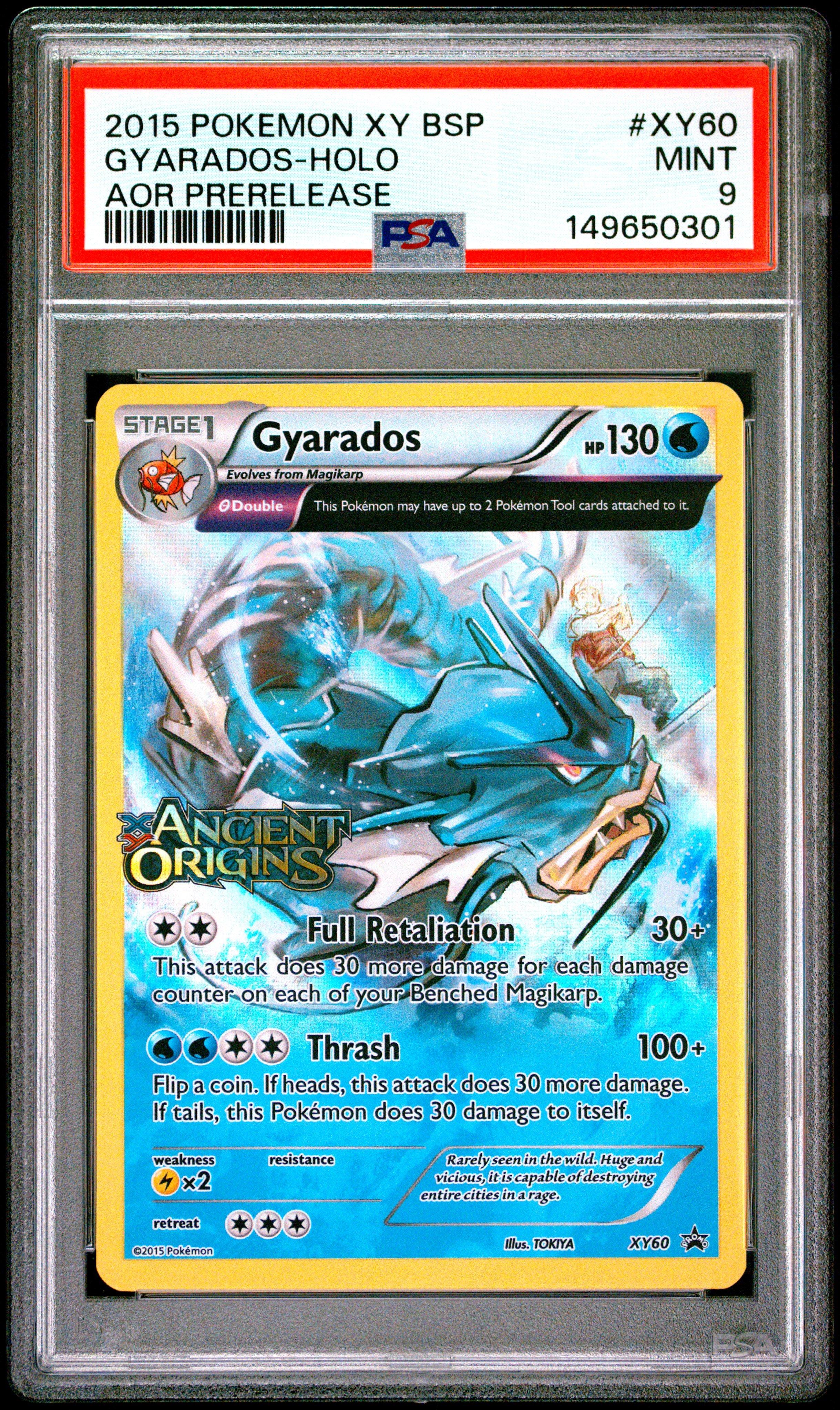 2015 Pokemon Xy Black Star Promos Xy60 Gyarados-holo Ancient