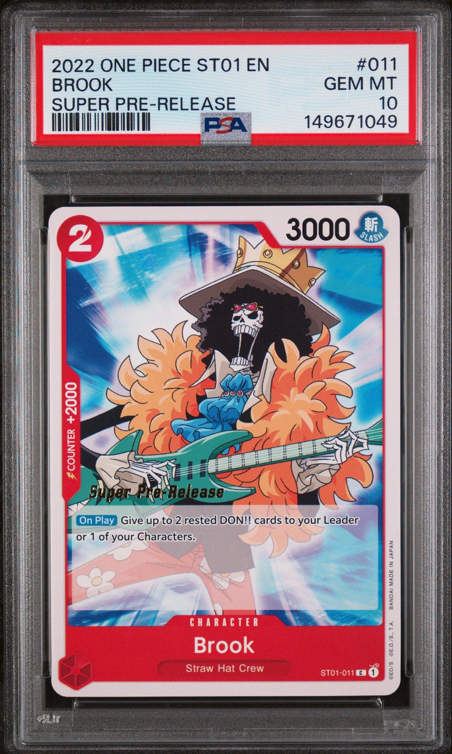 2022 One Piece Starter Deck St01-straw Hat Crew 011 Brook Super