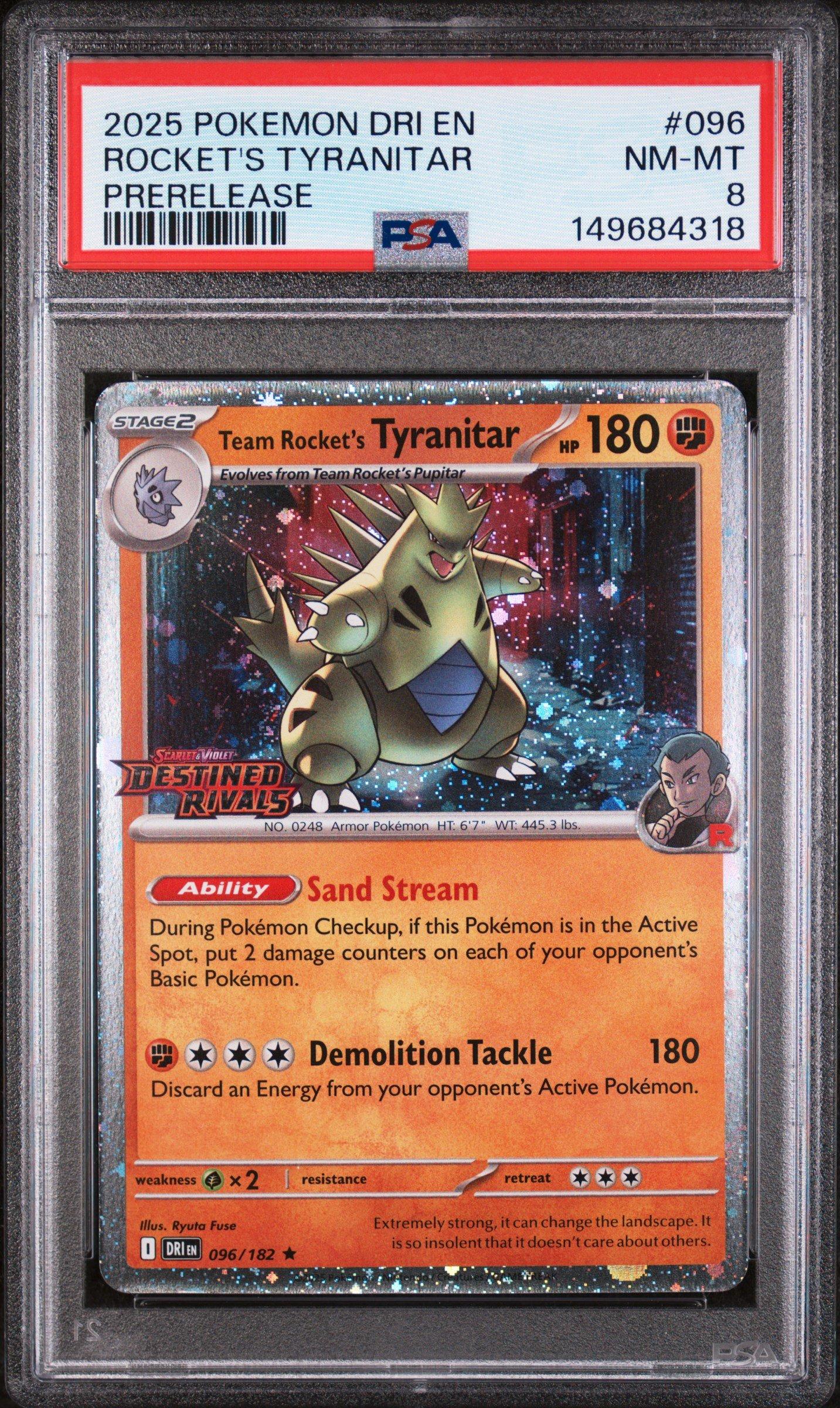 tyranitar pokemon card price V - SWSH109 - SWSH: Sword & Shield Promo Cards [PROMO] This attack does 30 damage times the number of heads Most Expensive Tyranitar Pokémon Cards
