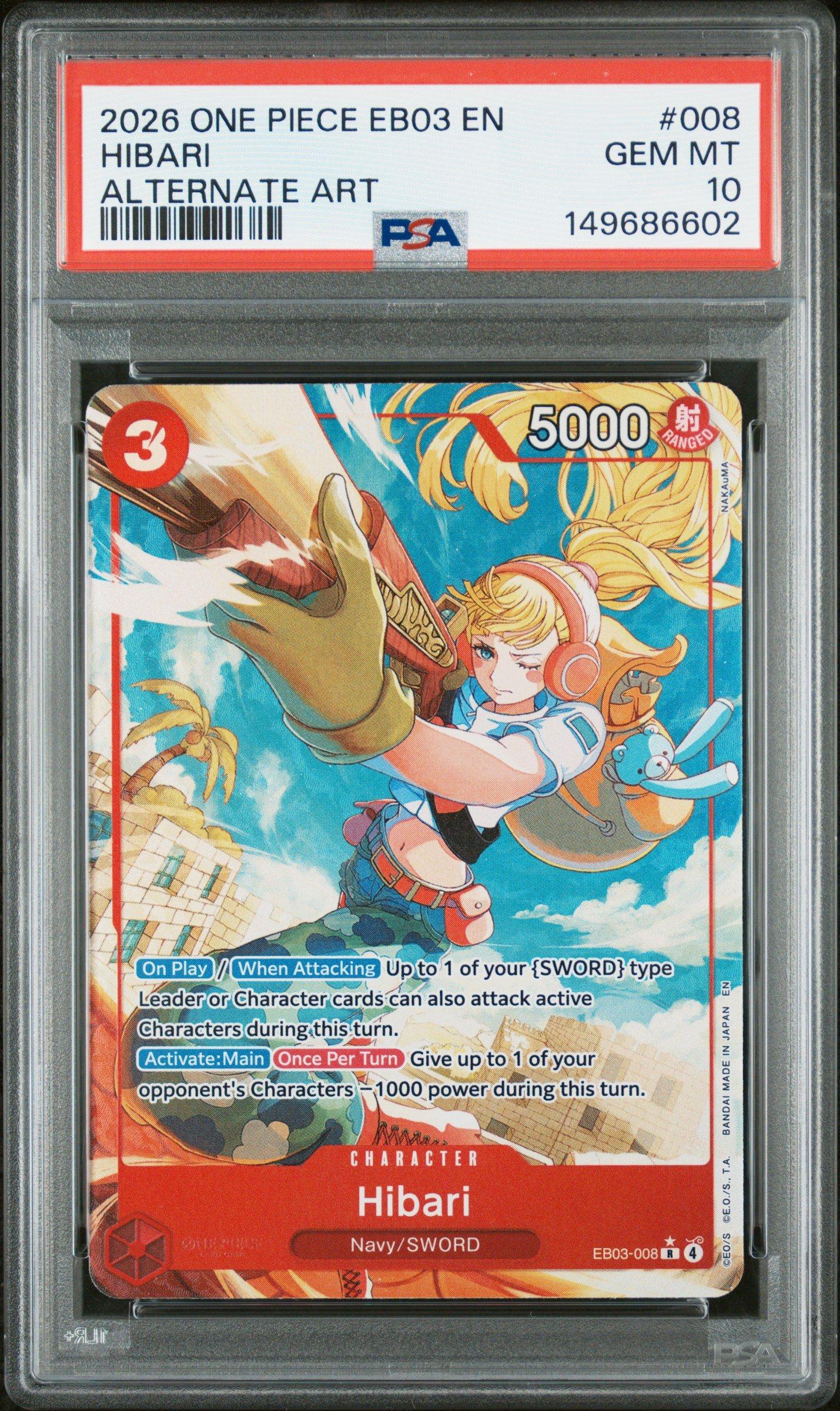2026 One Piece Eb03-extra Booster -one Piece Heroines Edition- 008