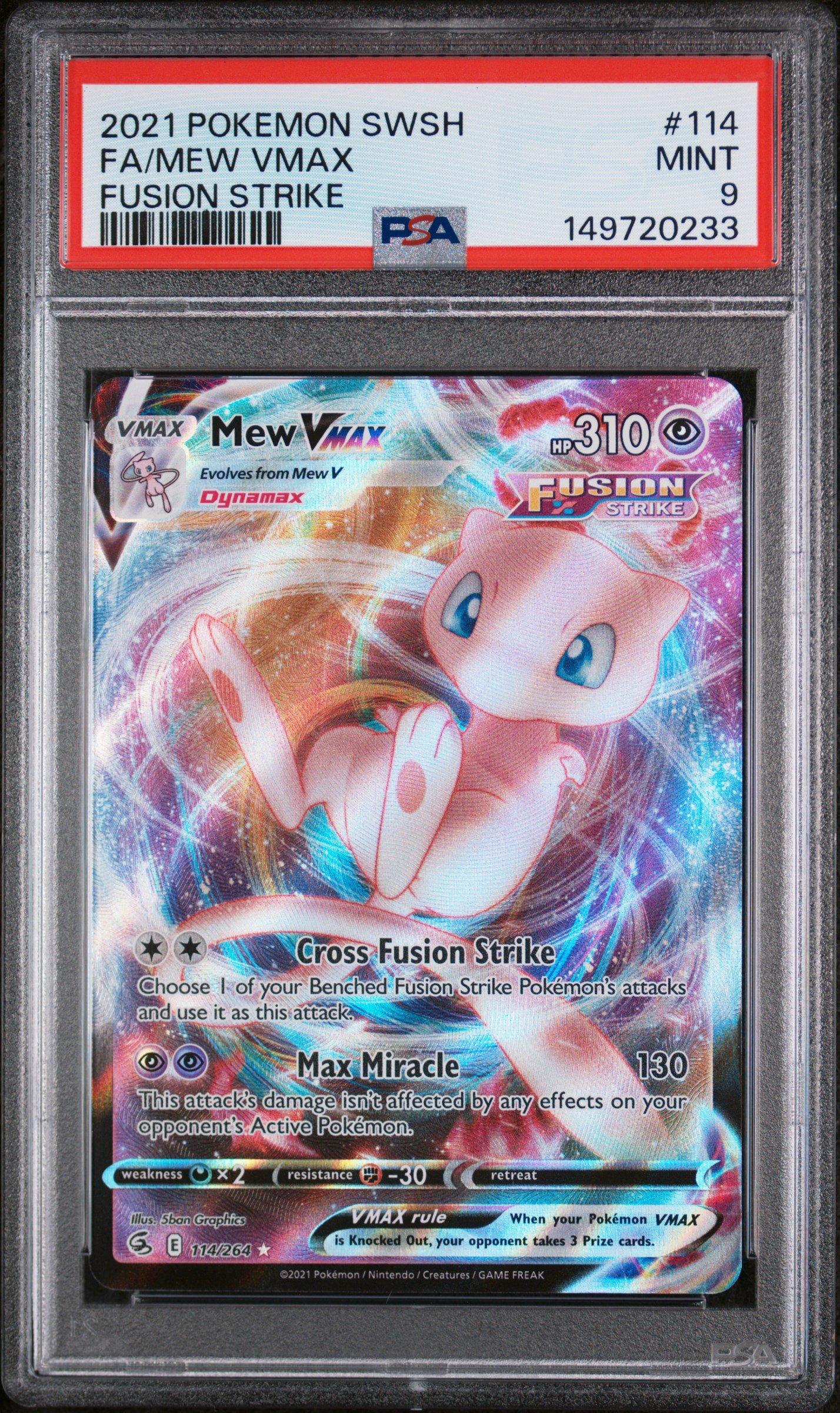 mew vmax pokemon card price Mew VMAX (Secret) TG30 - Holofoil SWSH11 Lost Origin Trainer Gallery