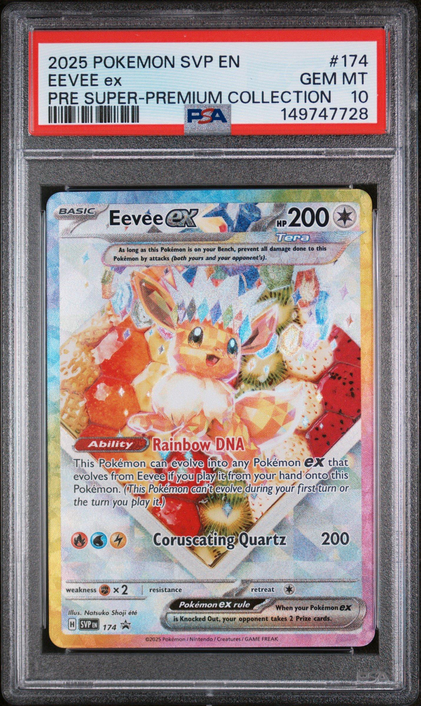 2025 Pokemon Svp En-sv Black Star Promo 174 Eevee Ex Prismatic