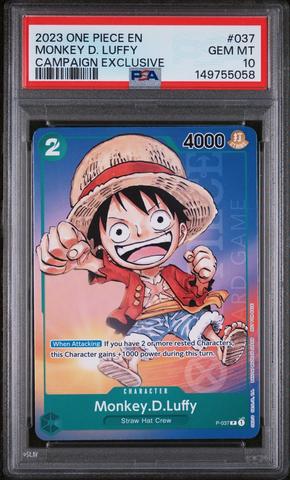 2023 ONE PIECE モンキー・D・ルフィ #012 PSA10 2023 One Piece Japanese Promos 012 Monkey D. Luffy Standard Battle