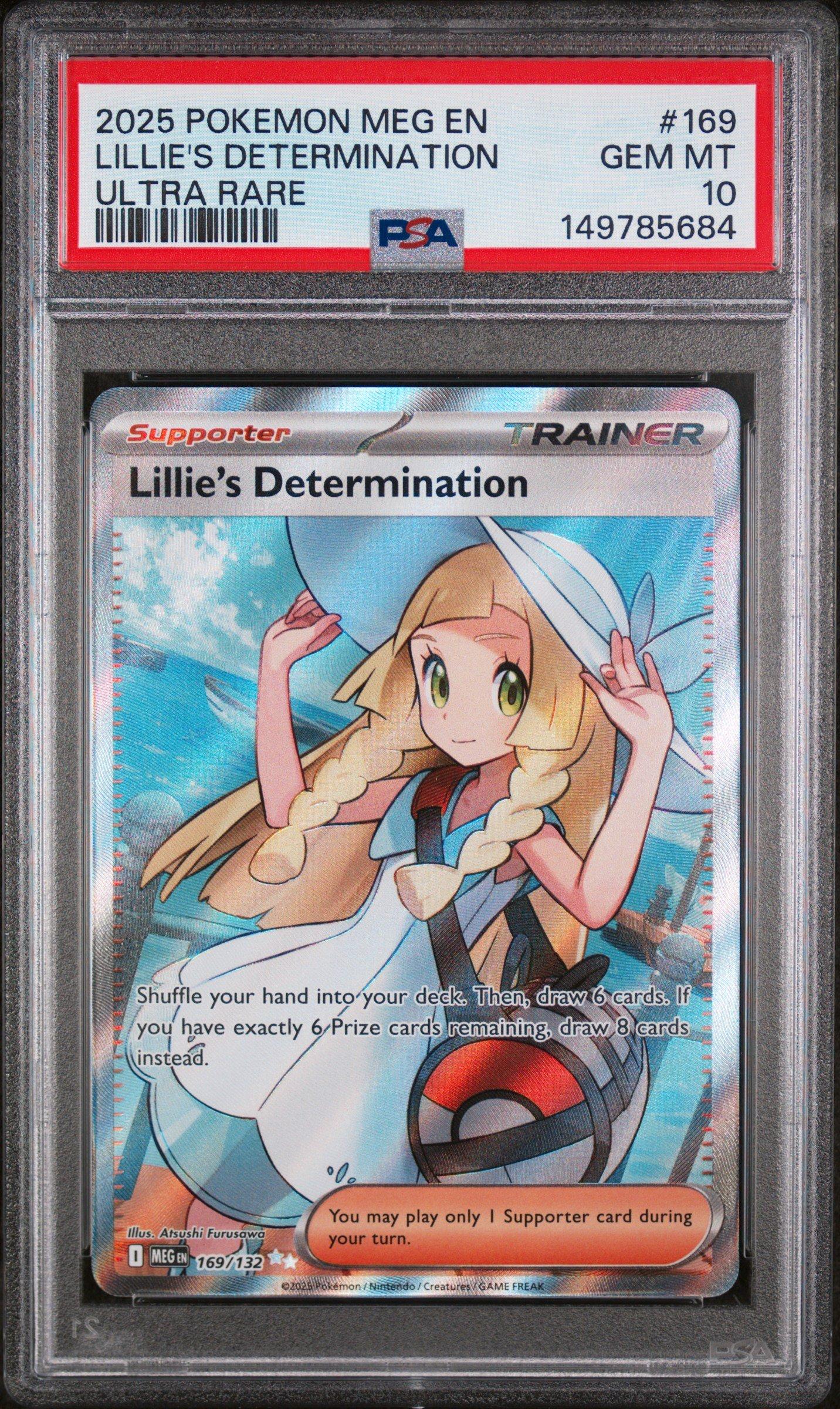 2025 Pokemon Meg En-mega Evolution 169 Lillie's Determination