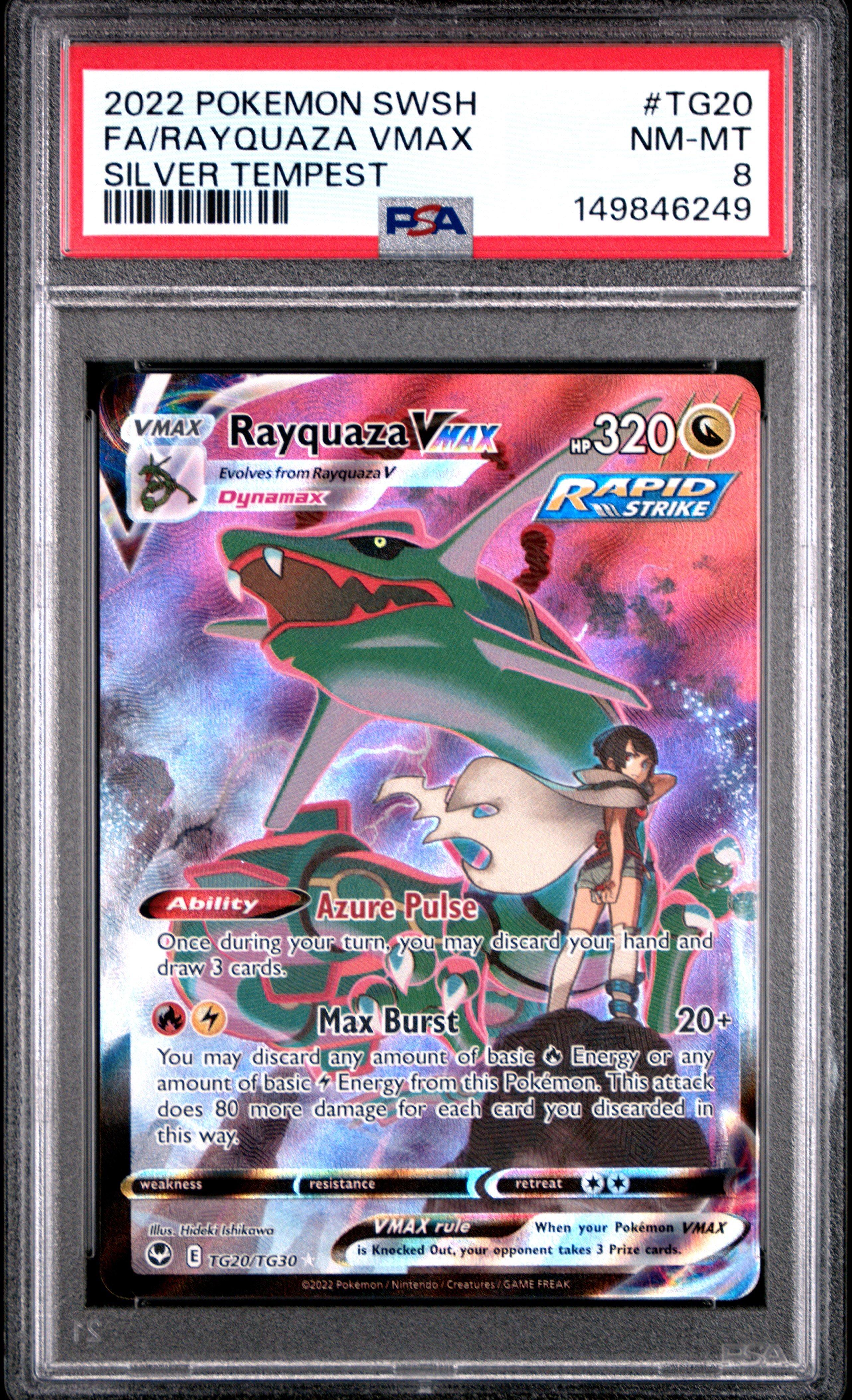 2022 Pokemon Sword & Shield Silver Tempest Tg20 Full Art/rayquaza