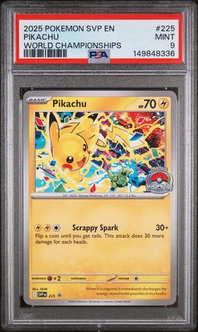 2025 Pokemon Svp En-sv Black Star Promo 225 Pikachu World