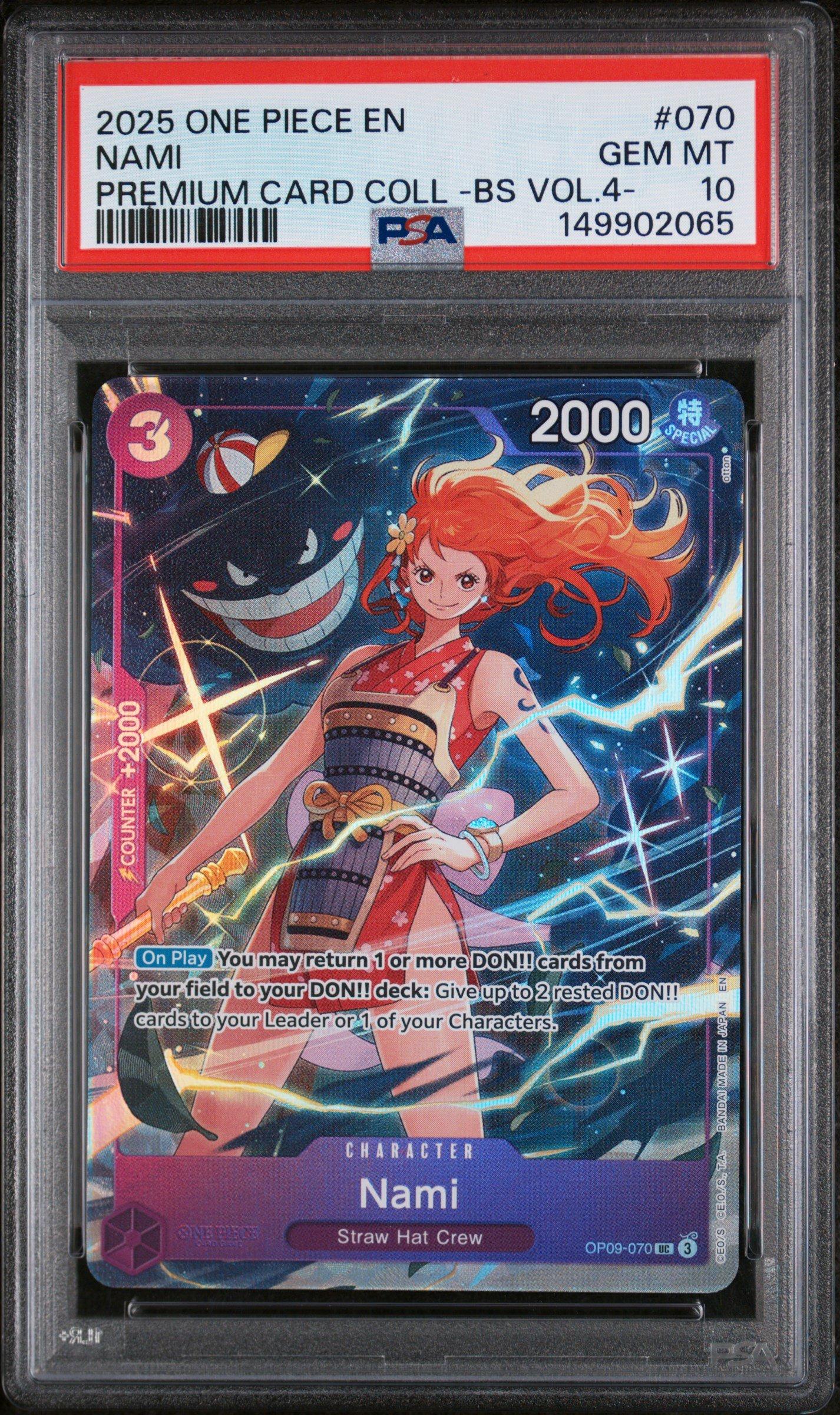 CGC10 PSA10 相当　ナミ 070 プレミアムカードコレクション 4 2025 One Piece Premium Card Collection -best Selection Vol.4 - 070