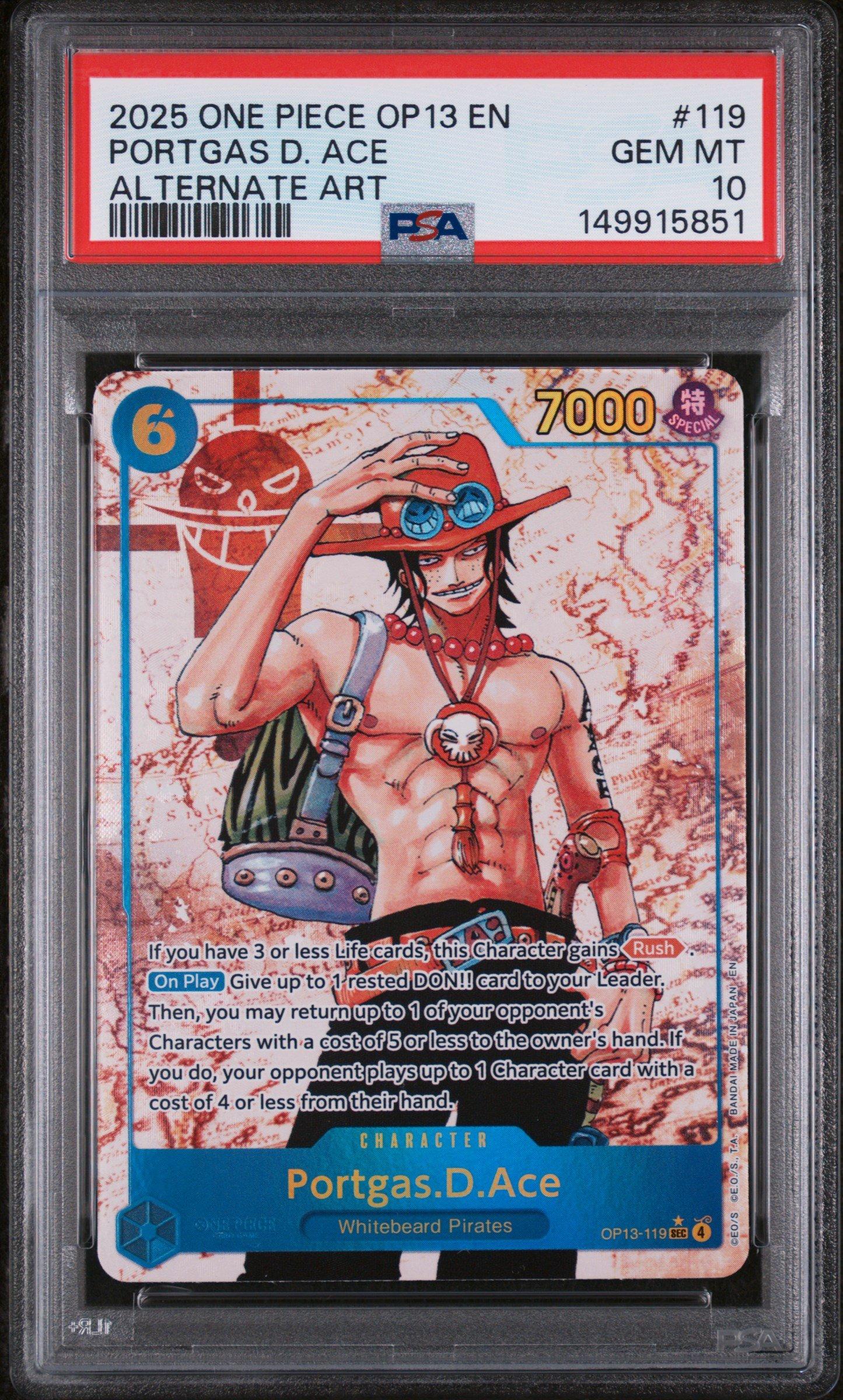 2025 One Piece Op13-carrying On His Will 119 Portgas D. Ace