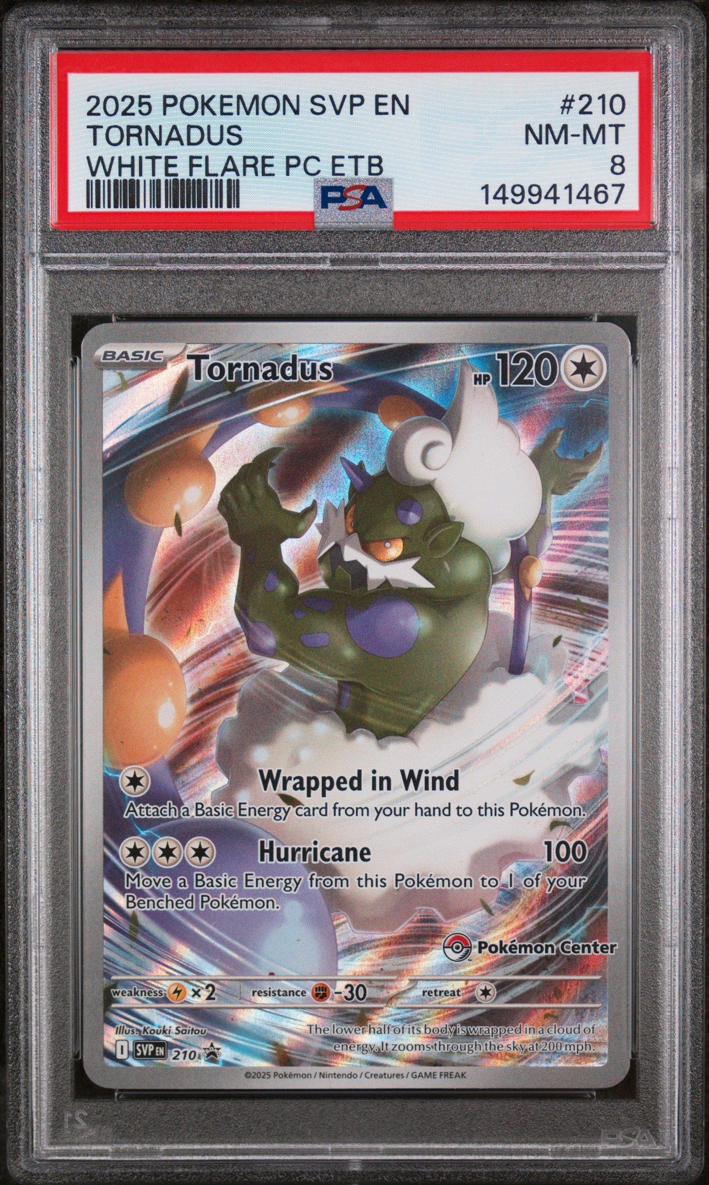 2025 Pokemon Svp En-sv Black Star Promo 210 Tornadus White Flare