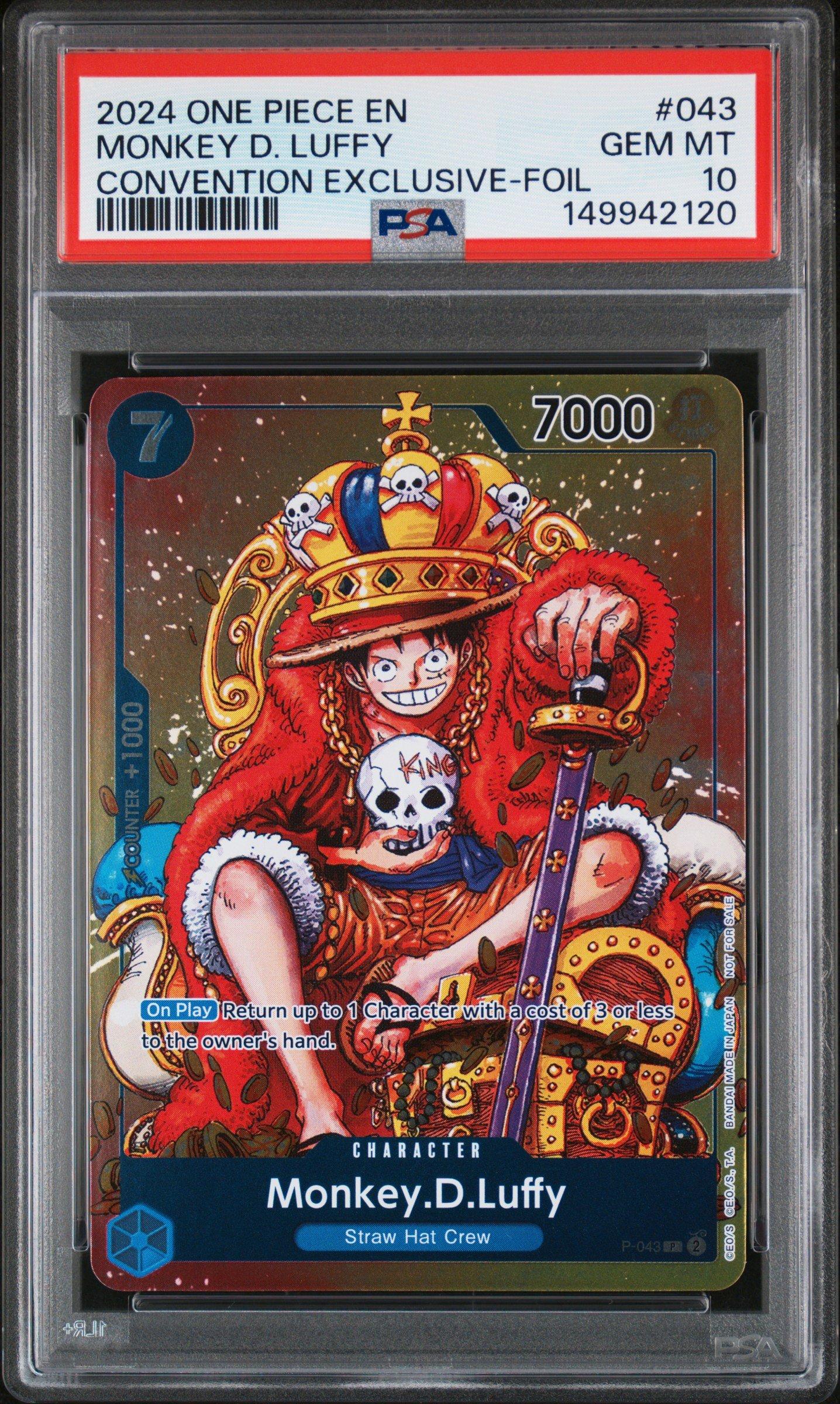2024 One Piece Promos 043 Monkey D. Luffy Convention Exclusive