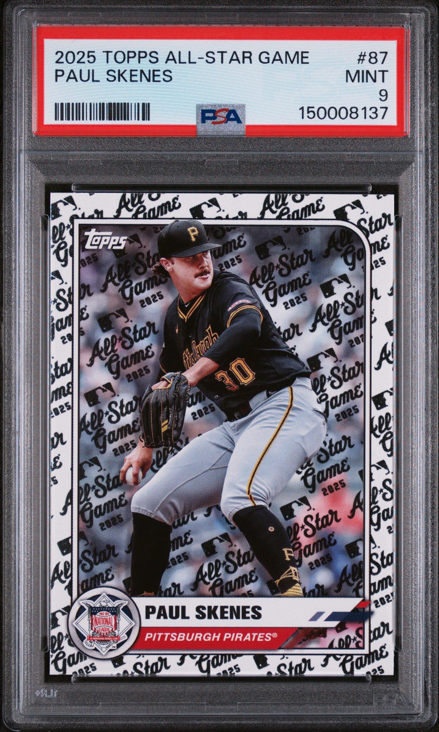 paul skenes graded rookie card Paul Skenes 2024 Topps Chrome Update Baseball Rookie Card #USC27 Graded PSA  10 - 8' x 11' - Bed Bath & Beyond