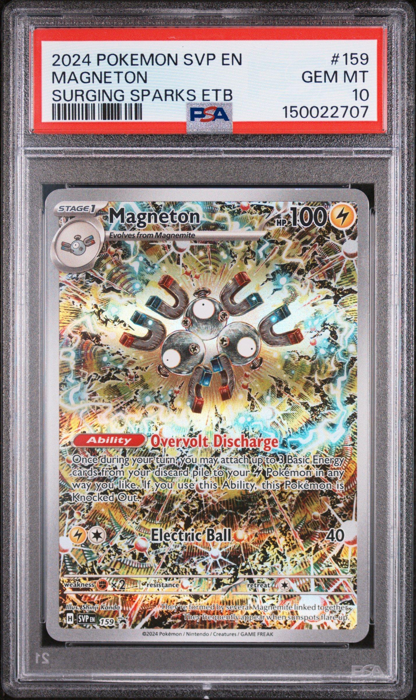 2024 Pokemon Svp En-sv Black Star Promo 159 Magneton Surging