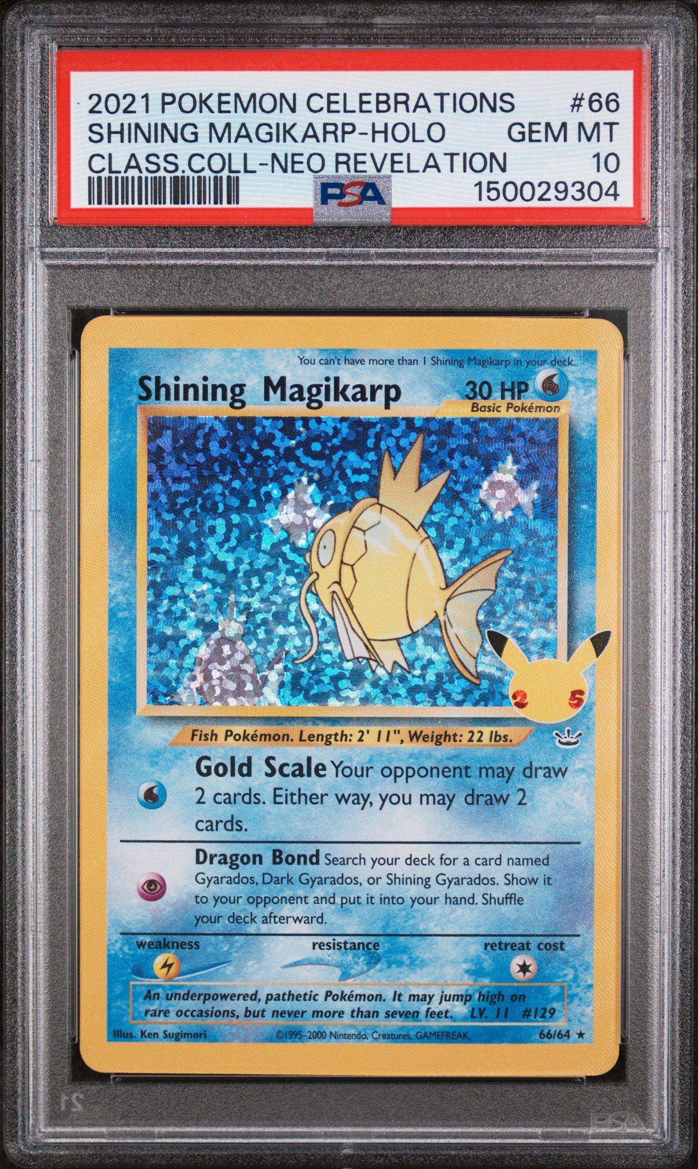 2021 Pokemon Celebrations Classic Collection 66 Shining Magikarp