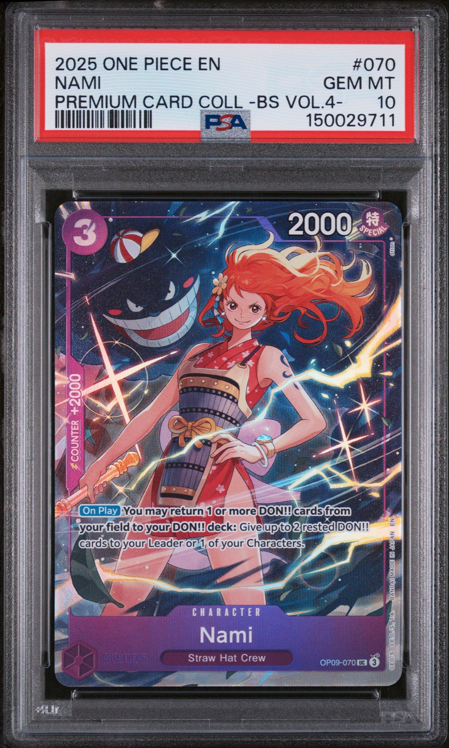 CGC10 PSA10以上　ナミ 070 プレミアムカードコレクション 4 2025 One Piece Premium Card Collection -best Selection Vol.4 - 070