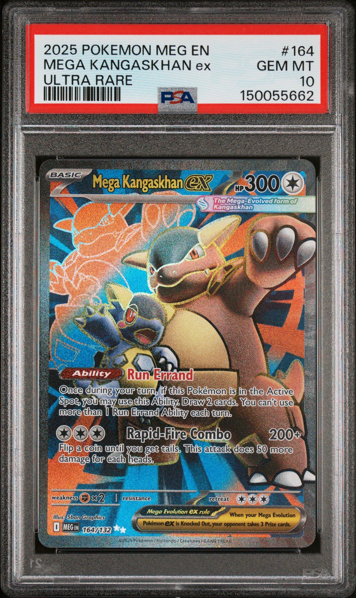 2025 Pokemon Meg En-mega Evolution 164 Mega Kangaskhan Ex Ultra