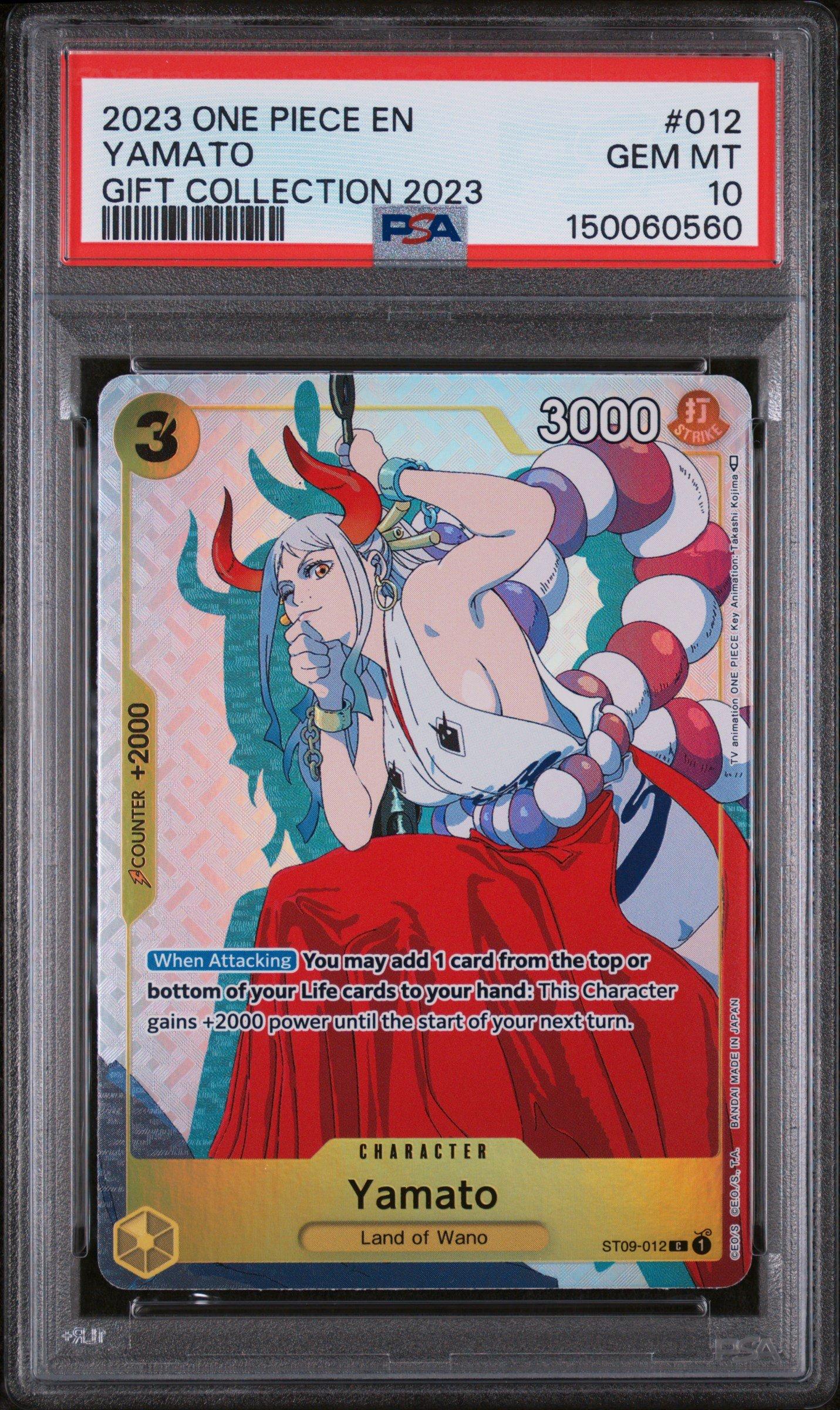 【PSA10】Yamato Gift Collection 2023 2023 One Piece Gift Collection 2023 012 Yamato PSA 10 Graded Card