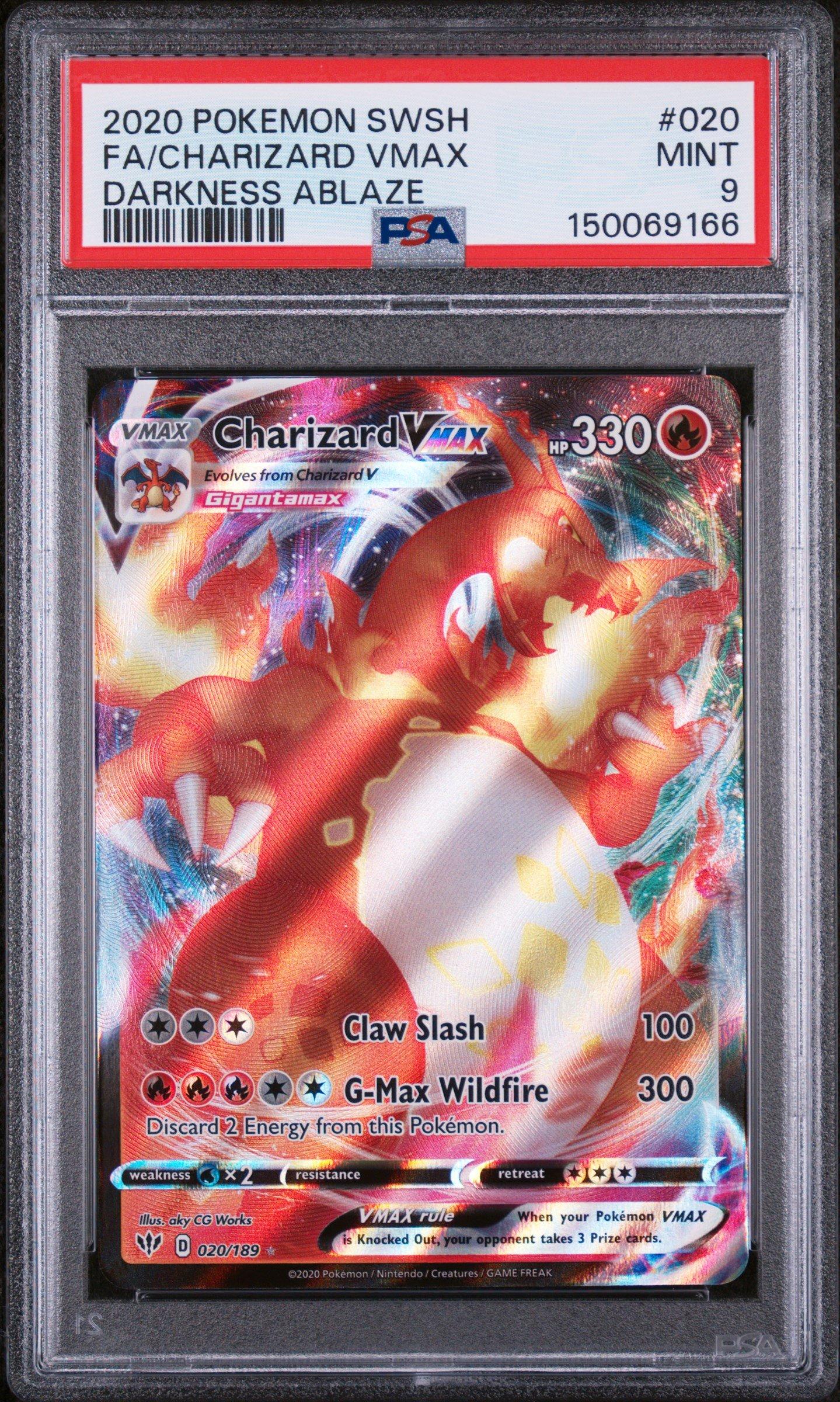 2020 Pokemon Sword & Shield Darkness Ablaze 020 Full Art/charizard