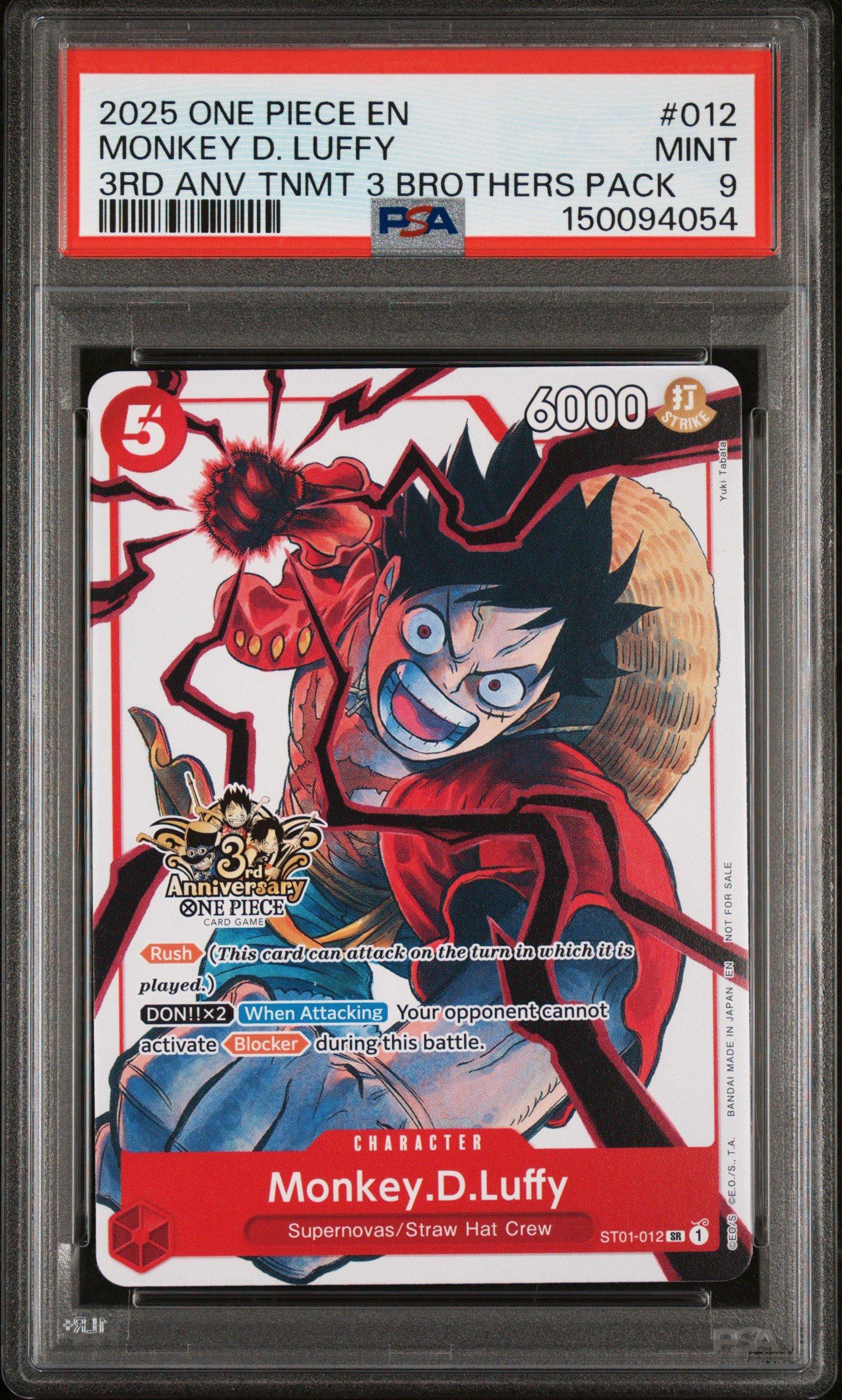 2025 One Piece 3rd Anniversary Tournament 3 Brothers Pack 012