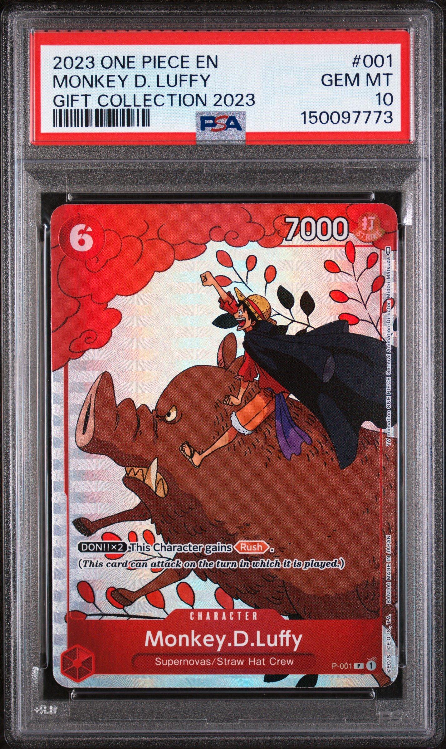 2023JUMP FESTA SOUVENIRS MONKEY D. 　PSA6 2023JUMP FESTA SOUVENIRS MONKEY D. PSA6 Monkey D Luffy P-159