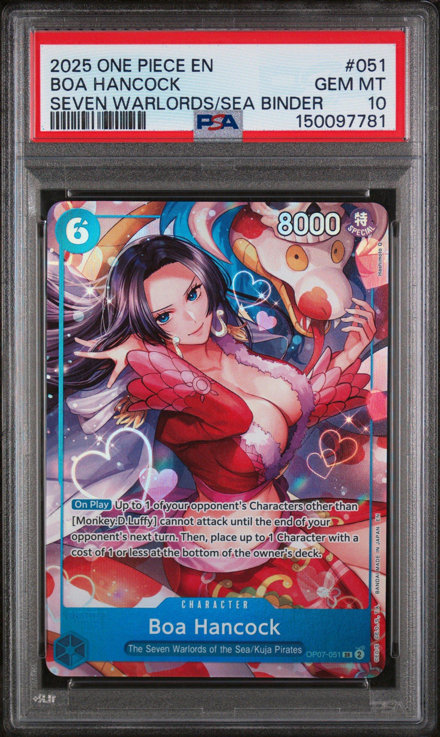 2025 One Piece Seven Warlords Of The Sea Binder Set 051 Boa