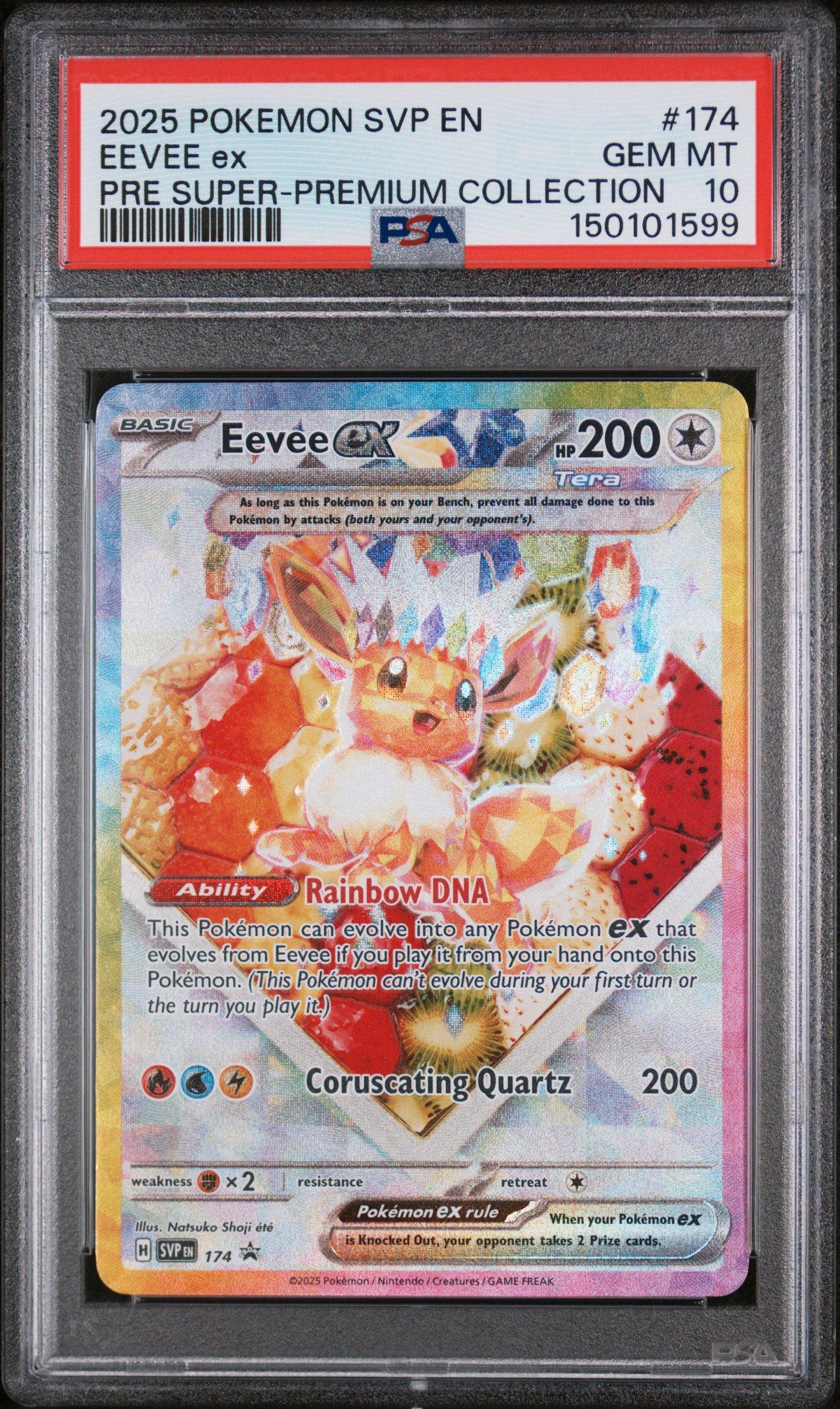 2025 Pokemon Svp En-sv Black Star Promo 174 Eevee Ex Prismatic