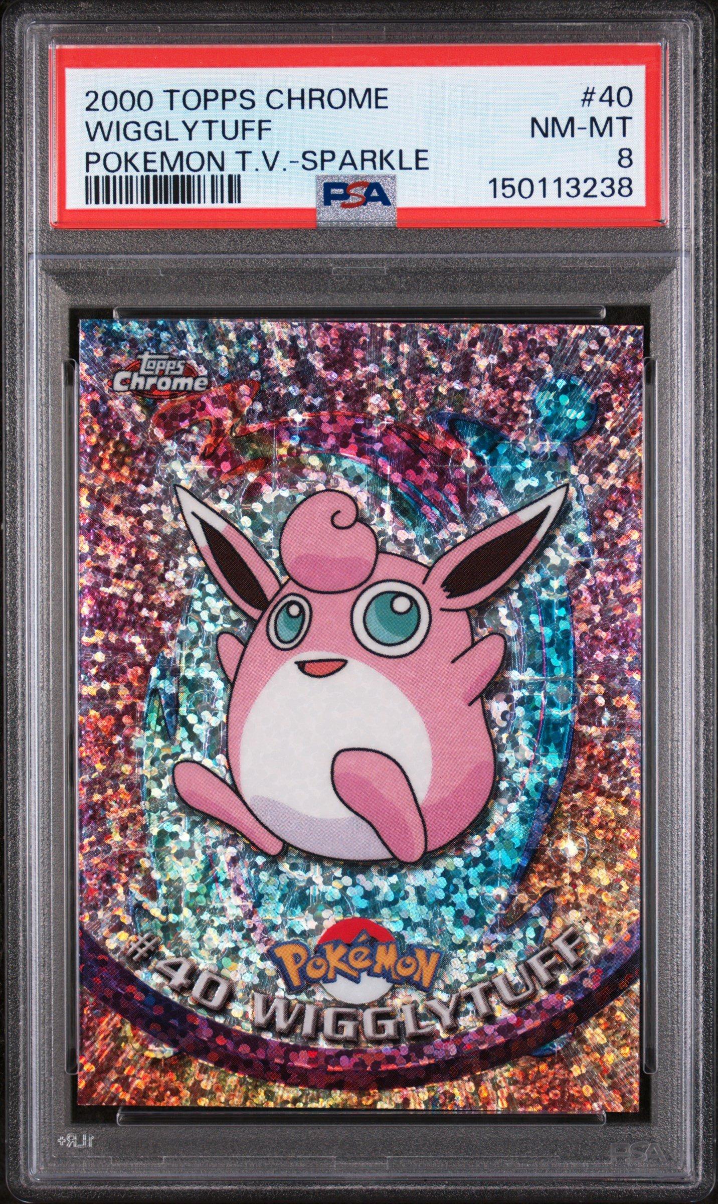 2000 Topps Chrome Pokemon T.v. 40 Wigglytuff Sparkle PSA 8 Graded Card |  GameStop