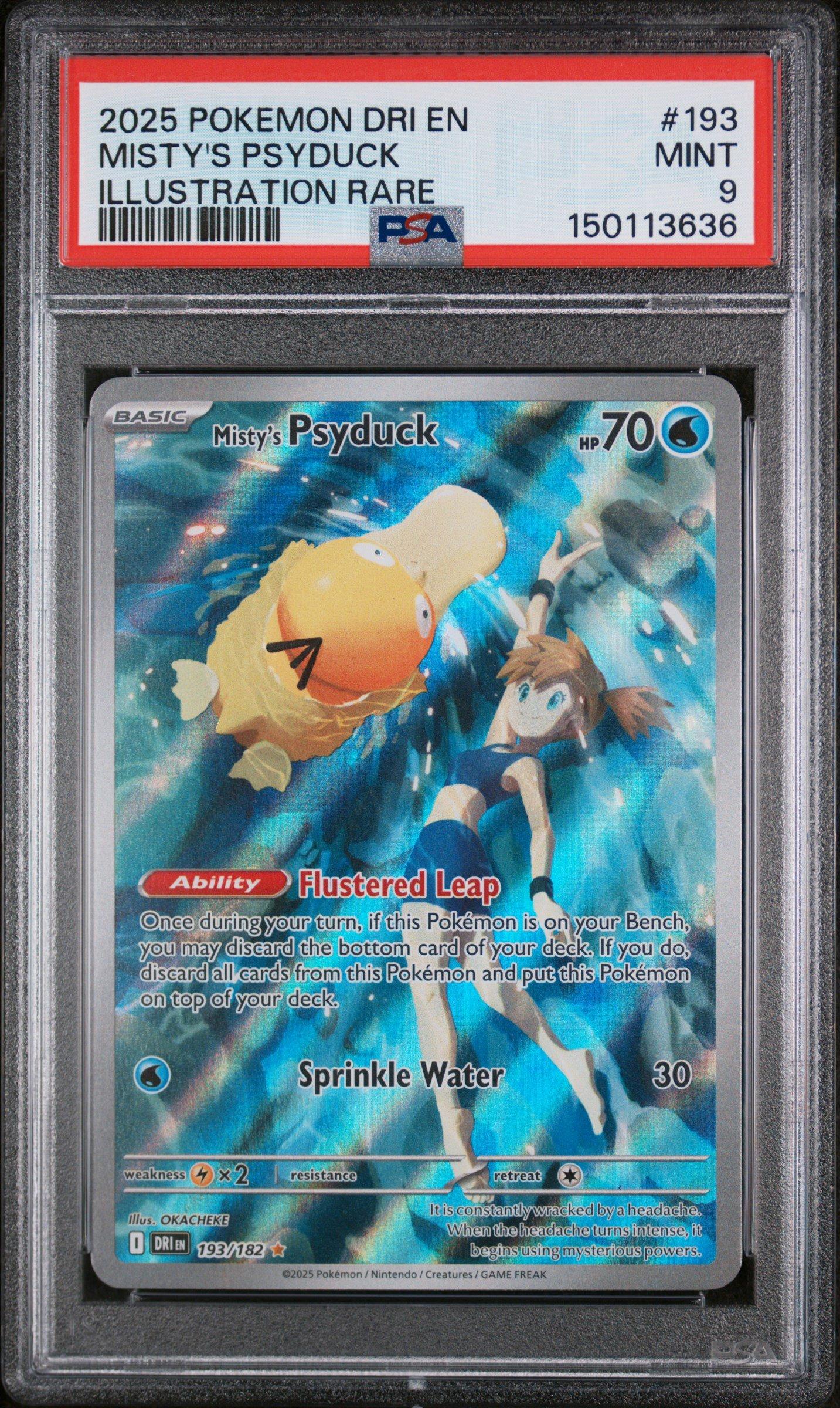 2025 Pokemon Dri En-destined Rivals 193 Misty's Psyduck