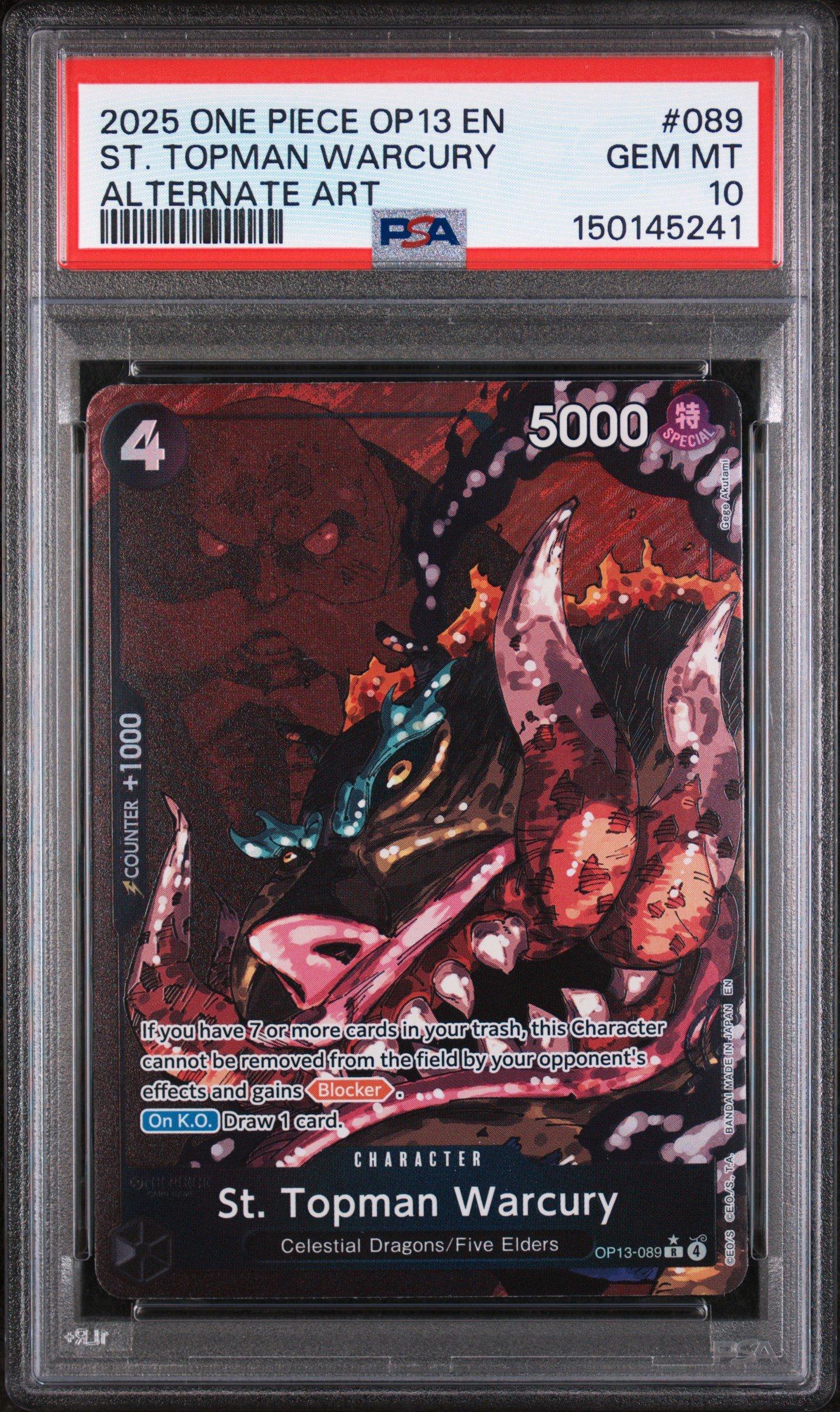 2025 One Piece Op13-carrying On His Will 089 St. Topman Warcury