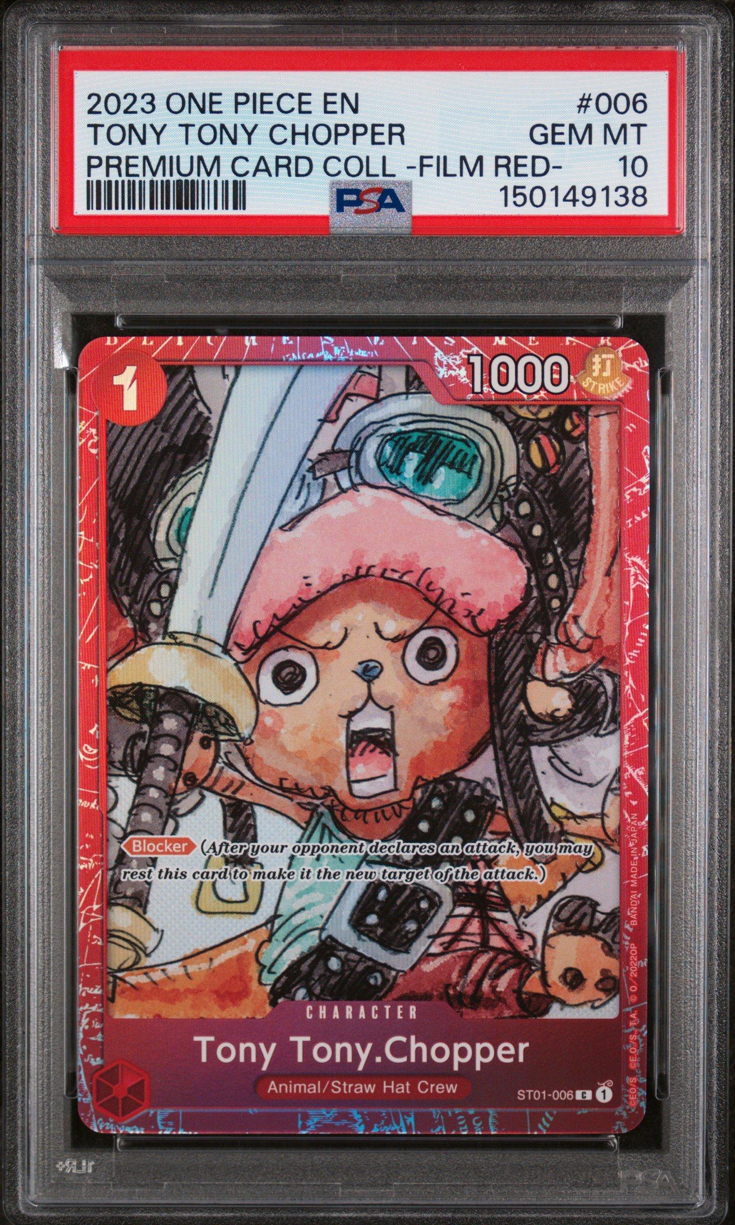 PSA10 チョッパー 006 Film Red プロモ One Piece 2023 One Piece Premium Card Collection -one Piece Film Red- 006