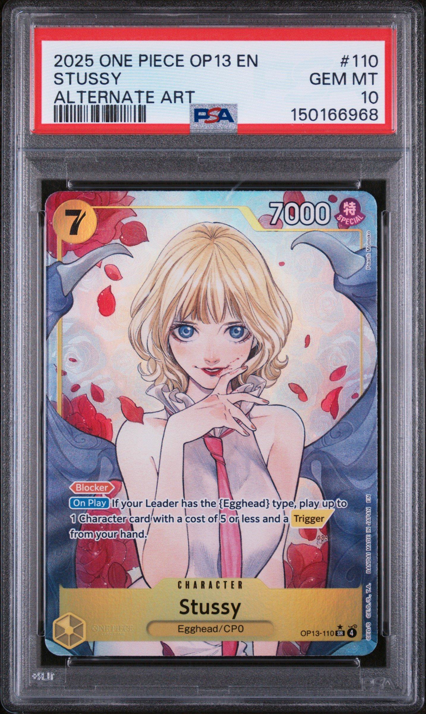 2025 One Piece Op13-carrying On His Will 110 Stussy Alternate Art