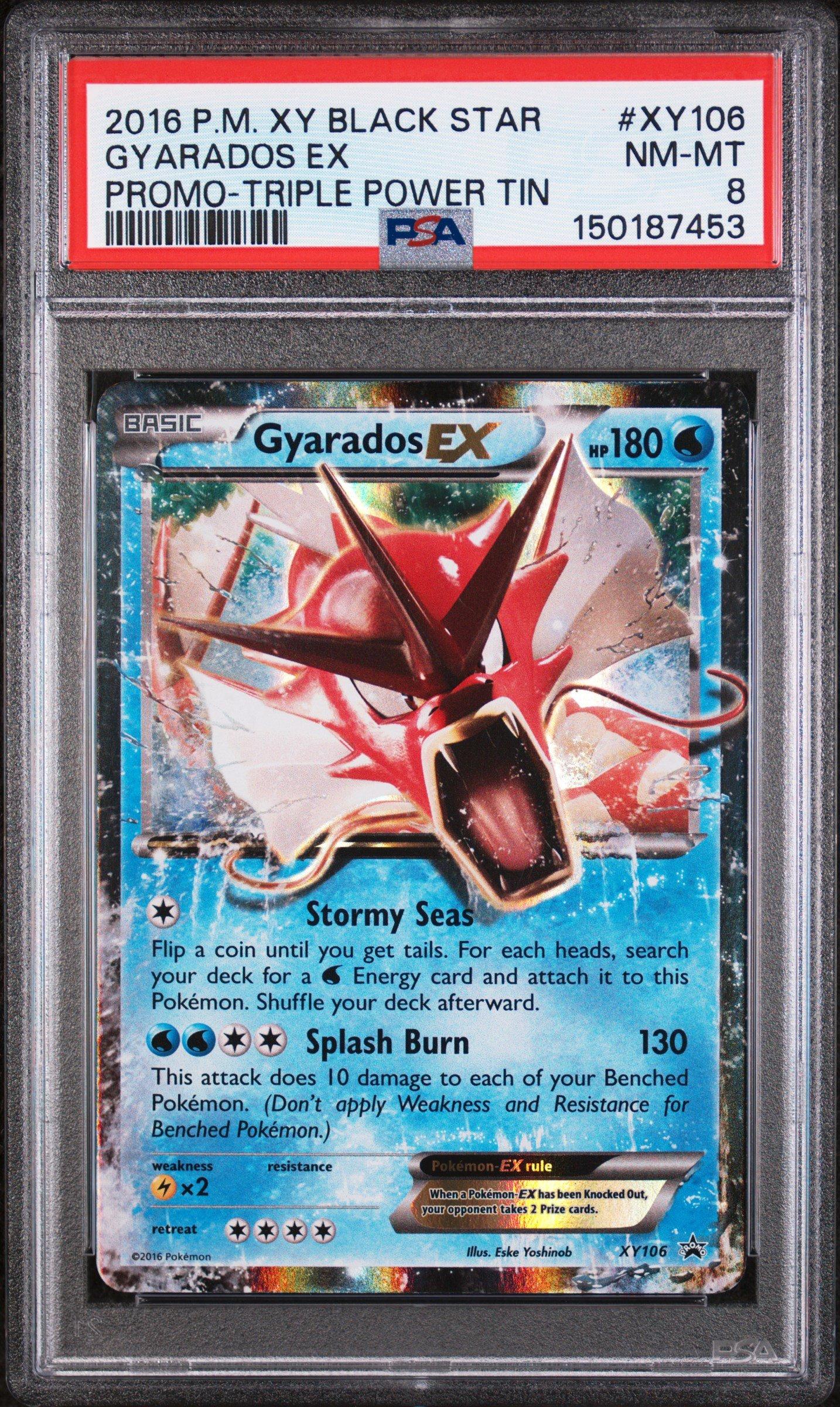 2016 Pokemon Xy Black Star Promo Xy106 Gyarados Ex Triple Power