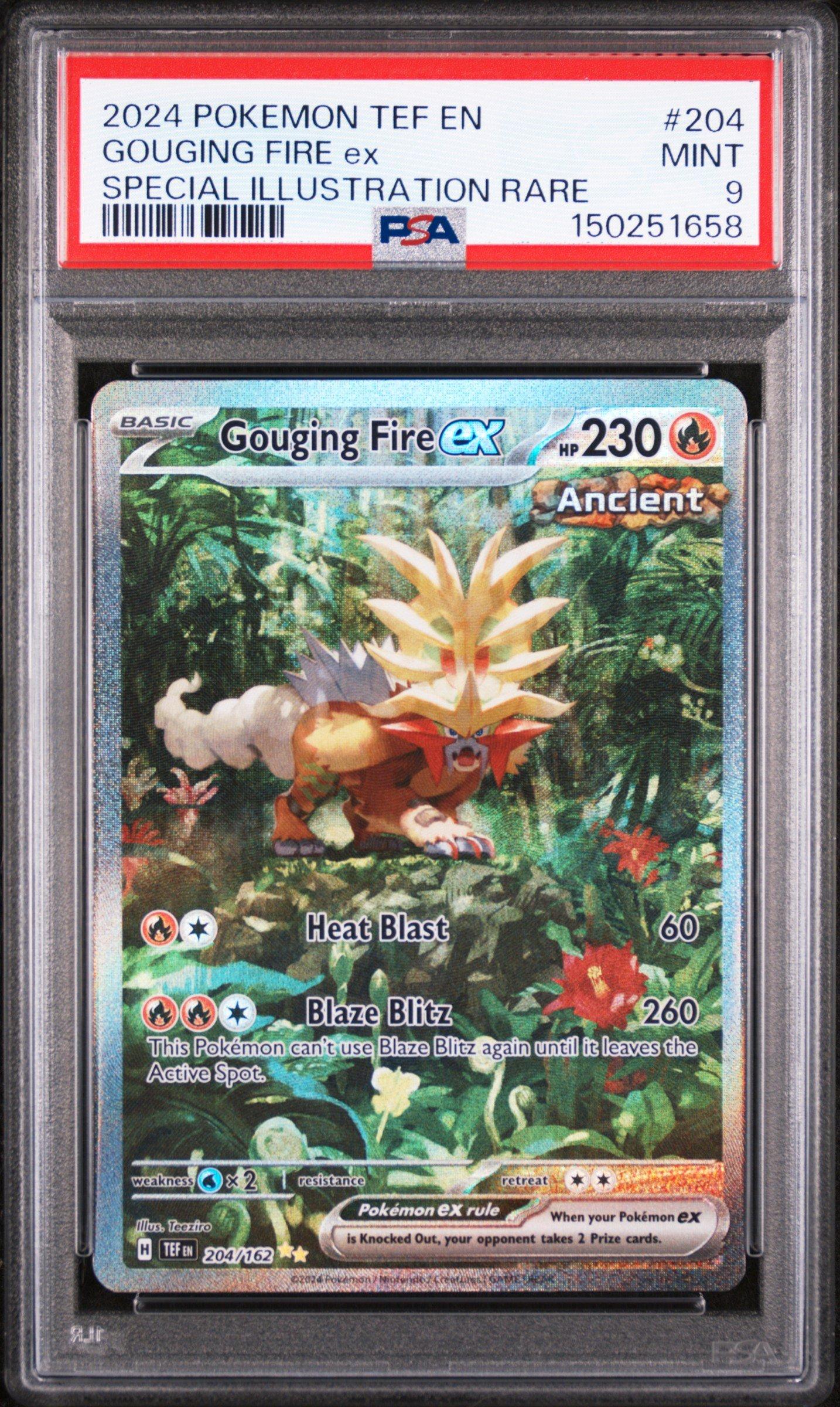 gouging fire ex pokemon card value - Walking Wake Placeholder Image Provided Gouging Fire ex - 038/162