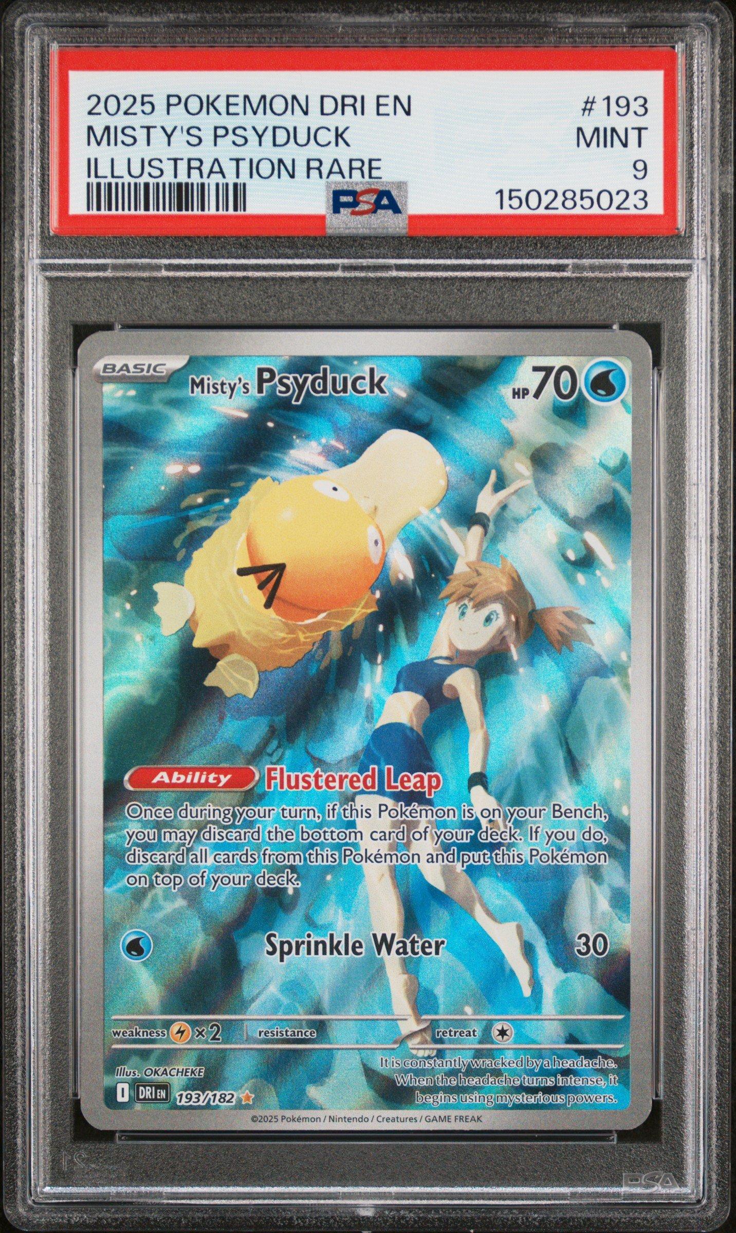 2025 Pokemon Dri En-destined Rivals 193 Misty's Psyduck