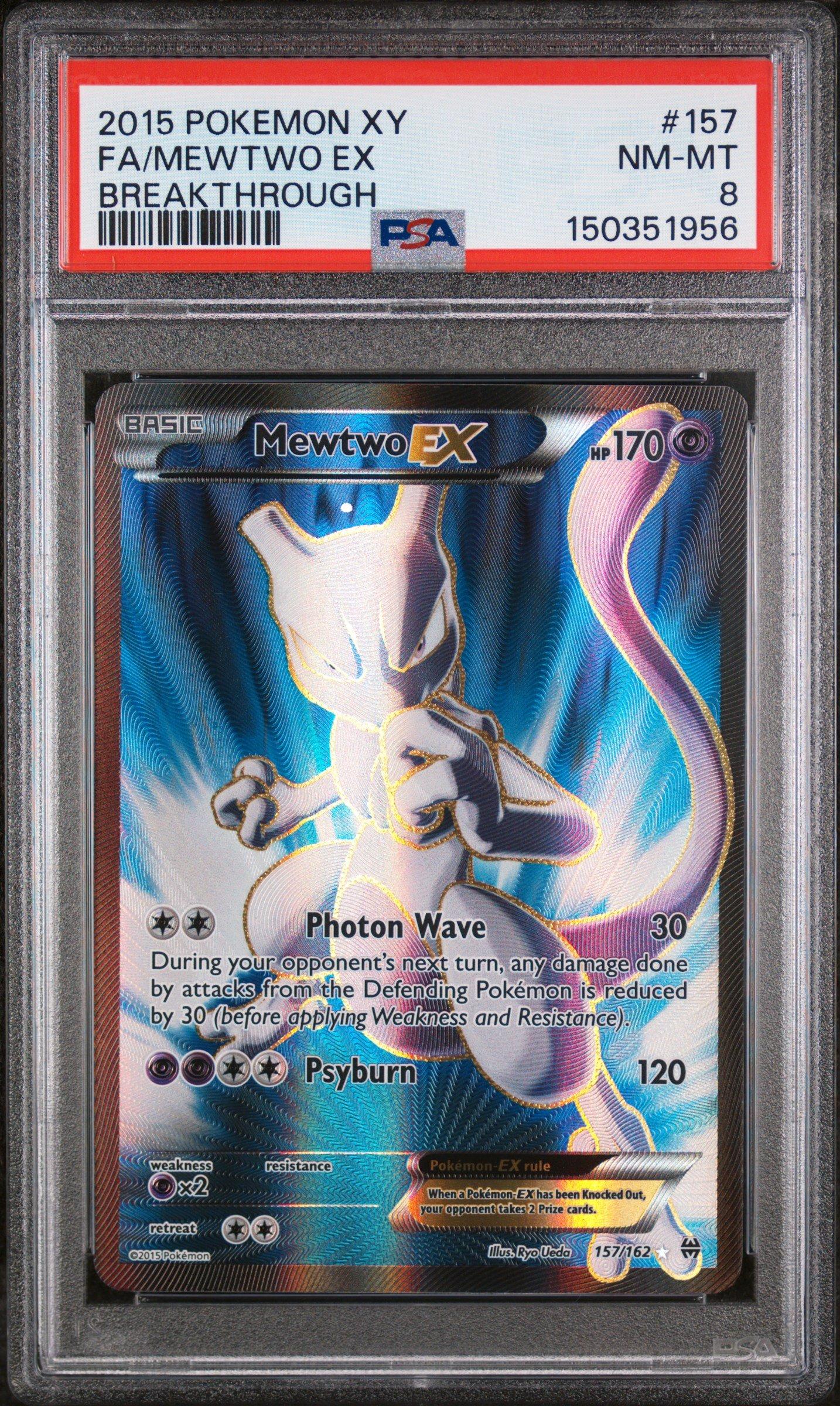 2015 Pokemon Xy Breakthrough 157 Full Art/mewtwo Ex PSA 8 Graded Card |  GameStop
