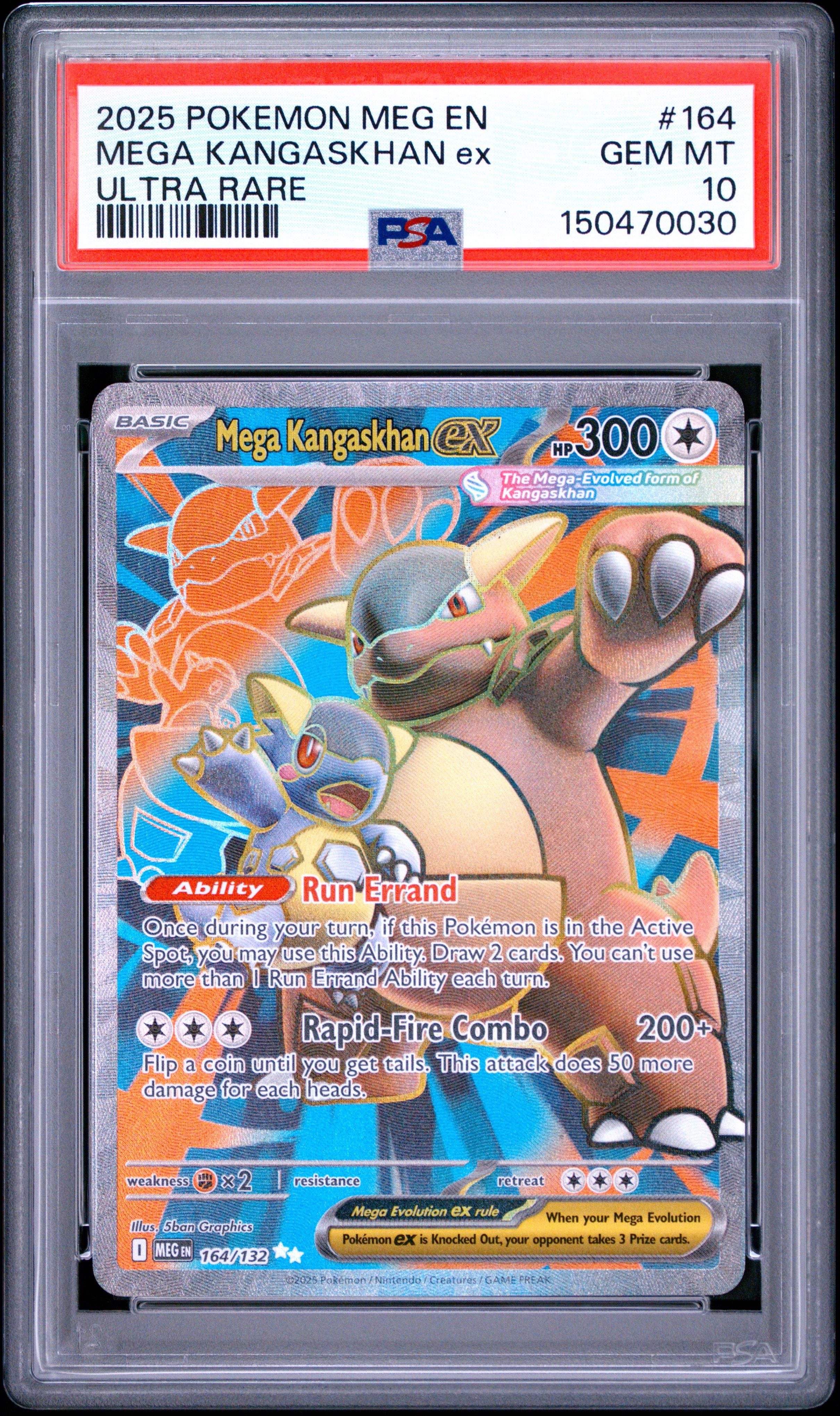 2025 Pokemon Meg En-mega Evolution 164 Mega Kangaskhan Ex Ultra