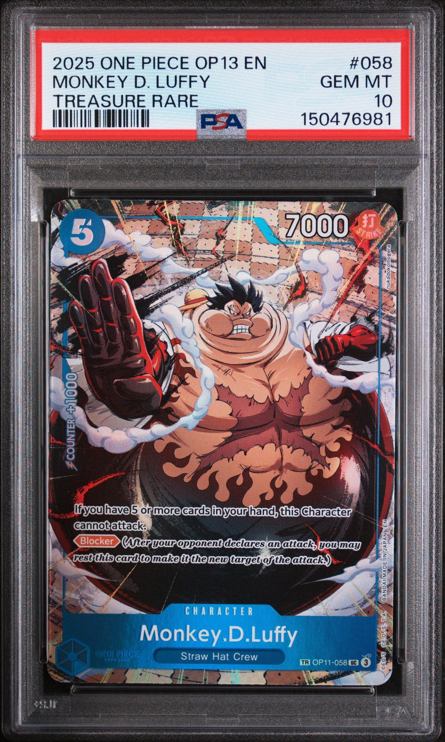 2025 One Piece Op13-carrying On His Will 058 Monkey D. Luffy