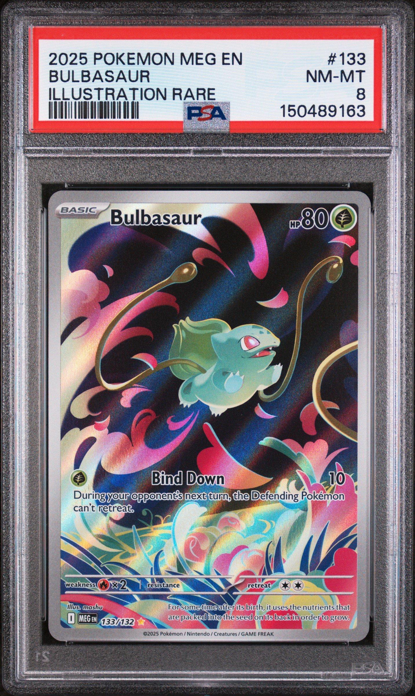 2025 ポケモンカード バルバサウルス #064 ART RARE 2025 Pokemon Meg En-mega Evolution 133 Bulbasaur Illustration Rare