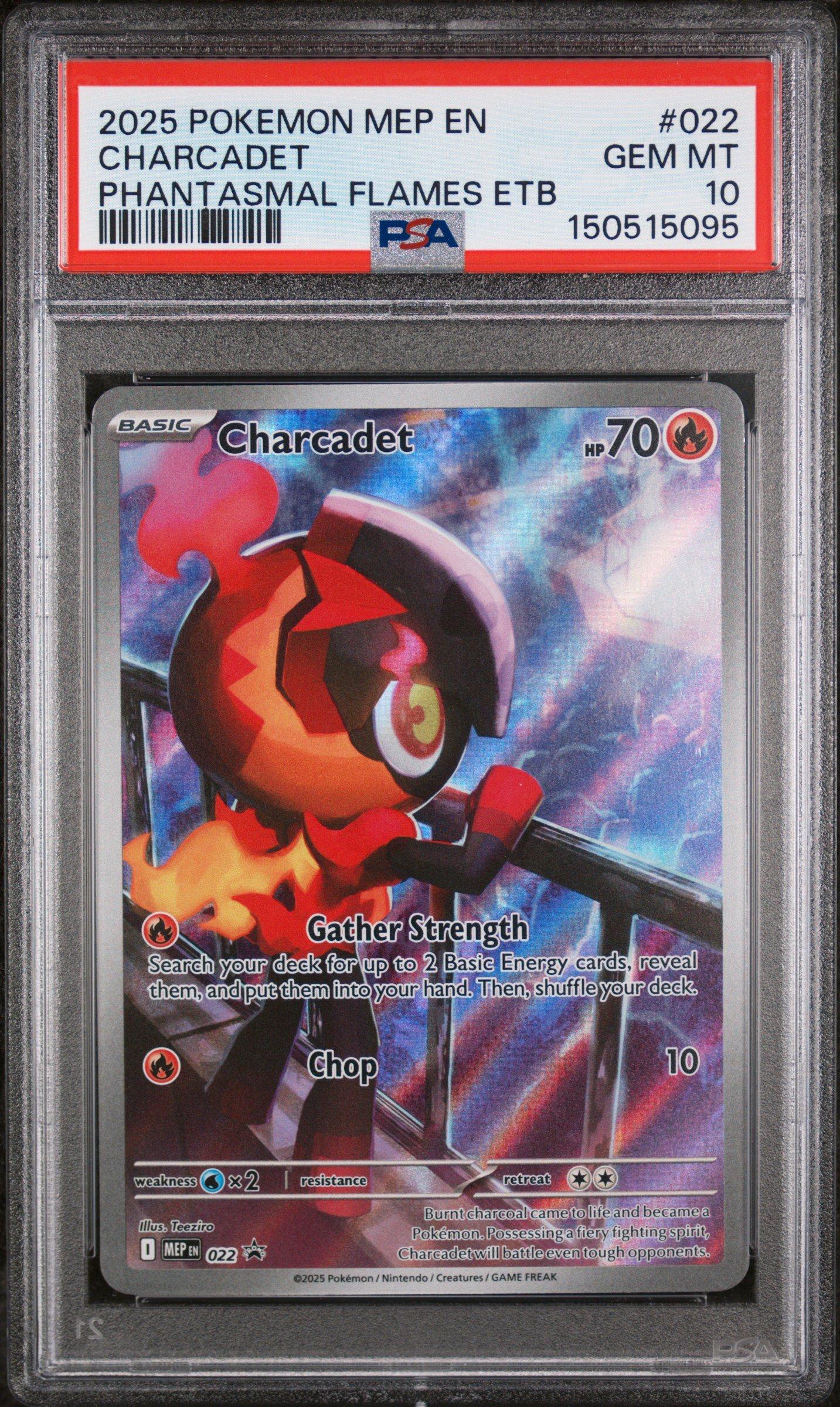 POP2】フカマル EBB PSA10 2024 Flapple #210/191 SSP EN IR GEM MT