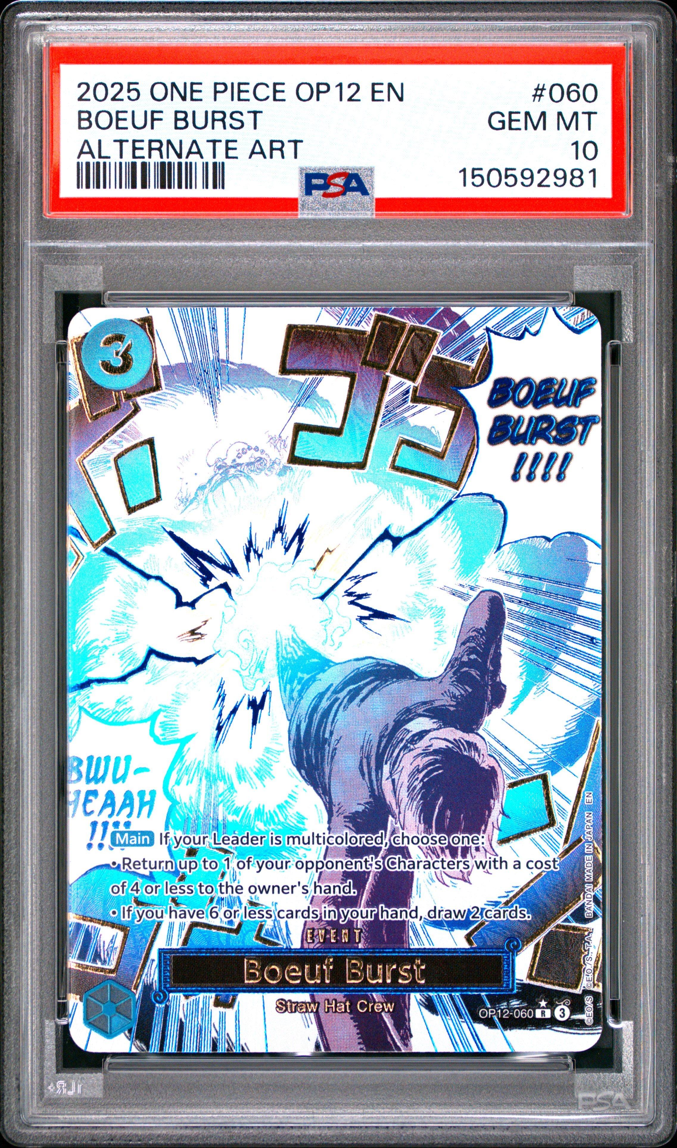 2025 One Piece Op12-legacy Of The Master 060 Boeuf Burst Alternate