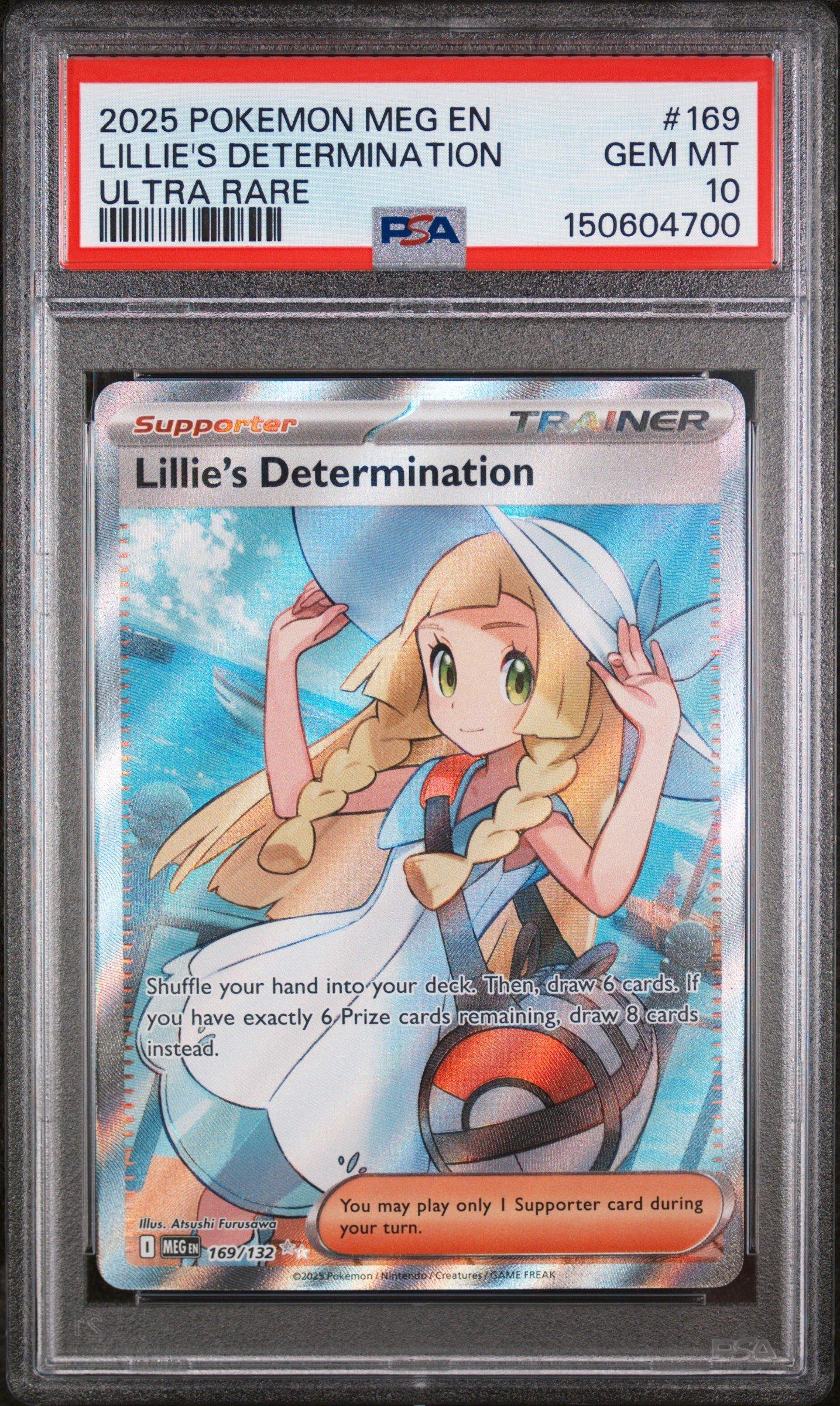 2025 Pokemon Meg En-mega Evolution 169 Lillie's Determination