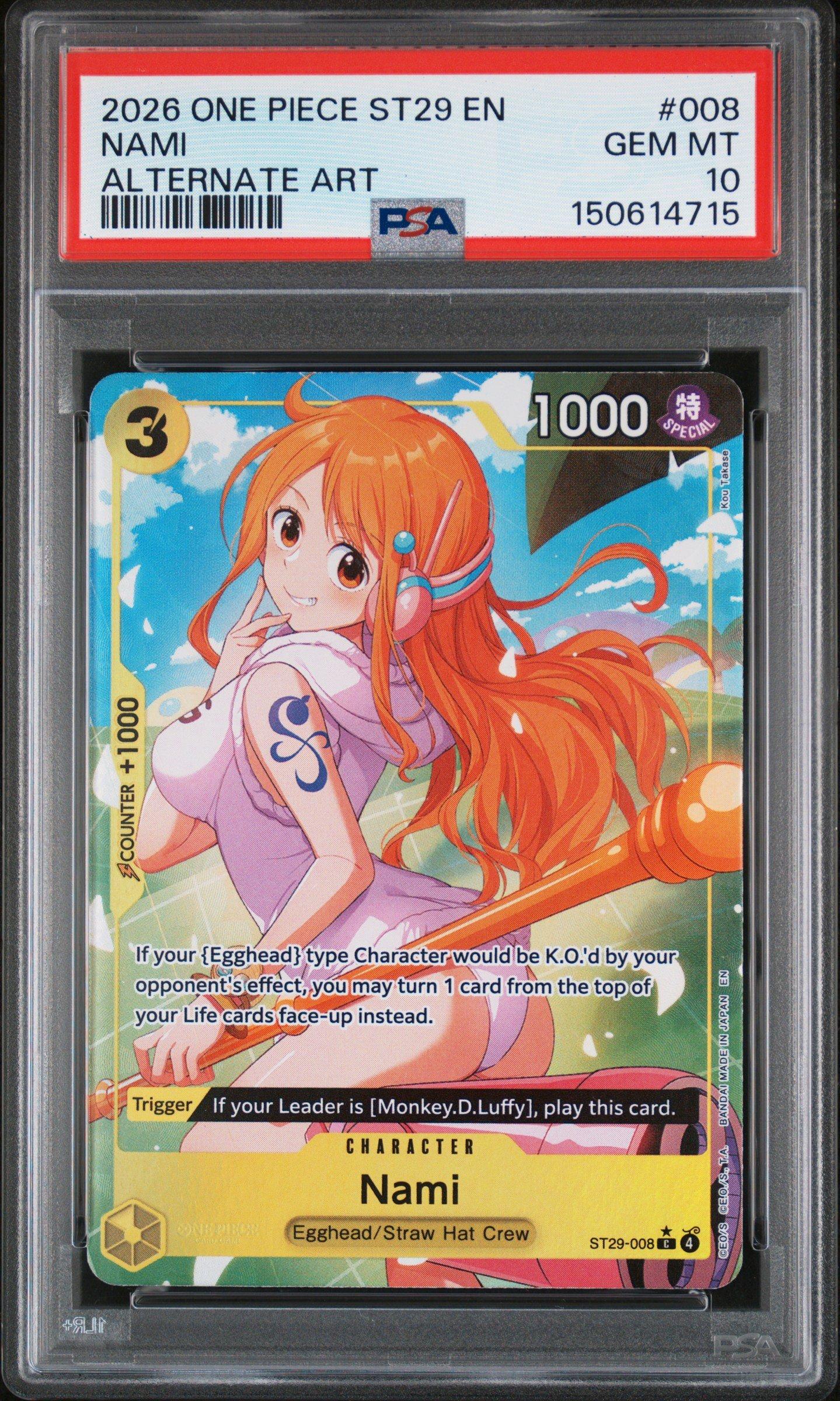 2026 One Piece Starter Deck St29-egghead 008 Nami Alternate Art